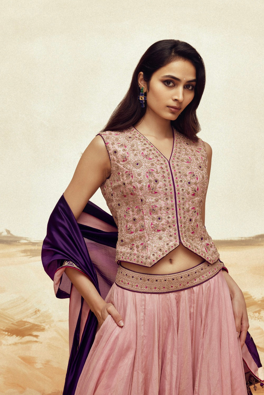 Johari Lehenga Set