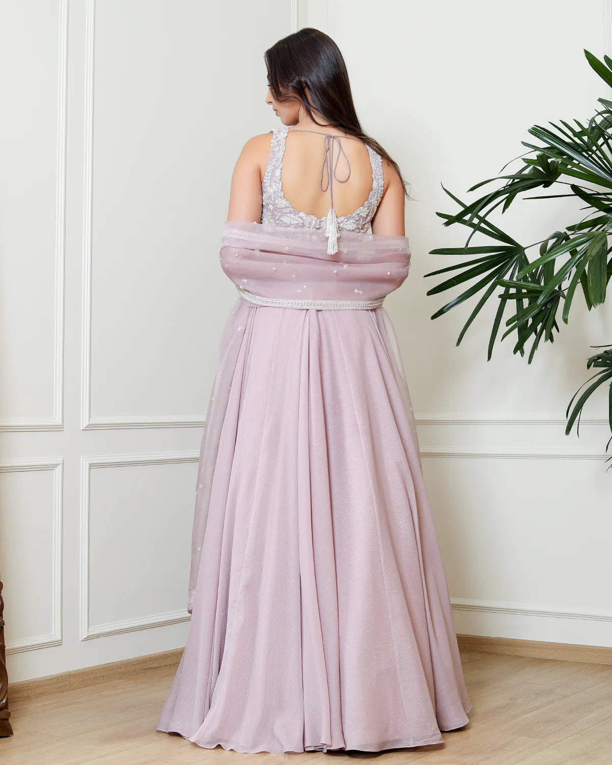 Lavender Pearl Lehenga