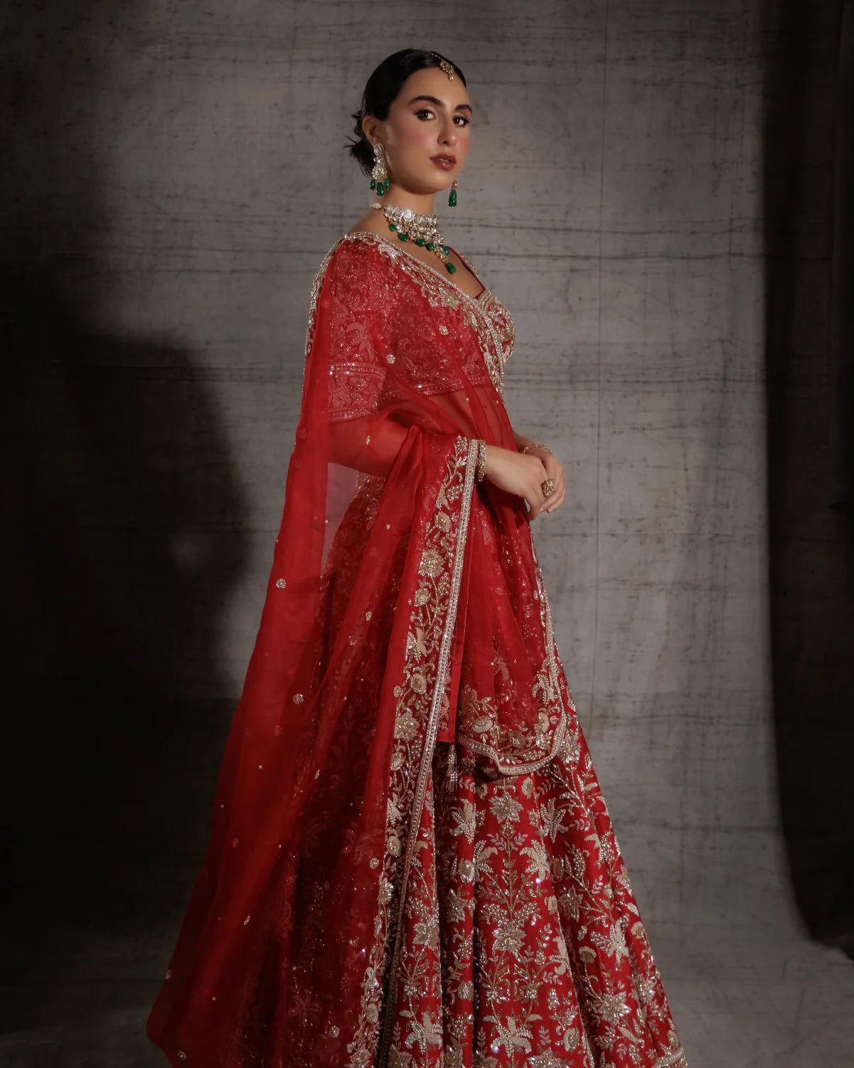 Crimson & Gold Bridal Lehenga