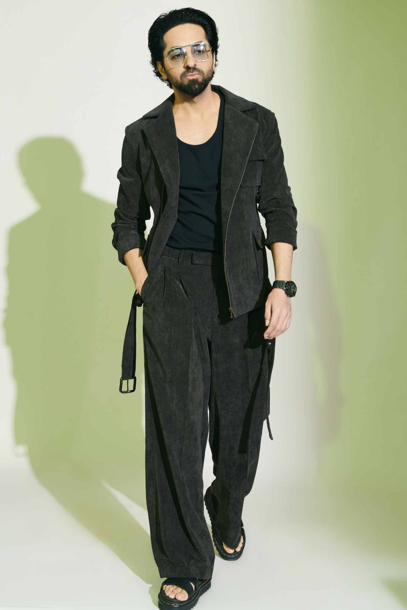 Olive Green Corduroy Set