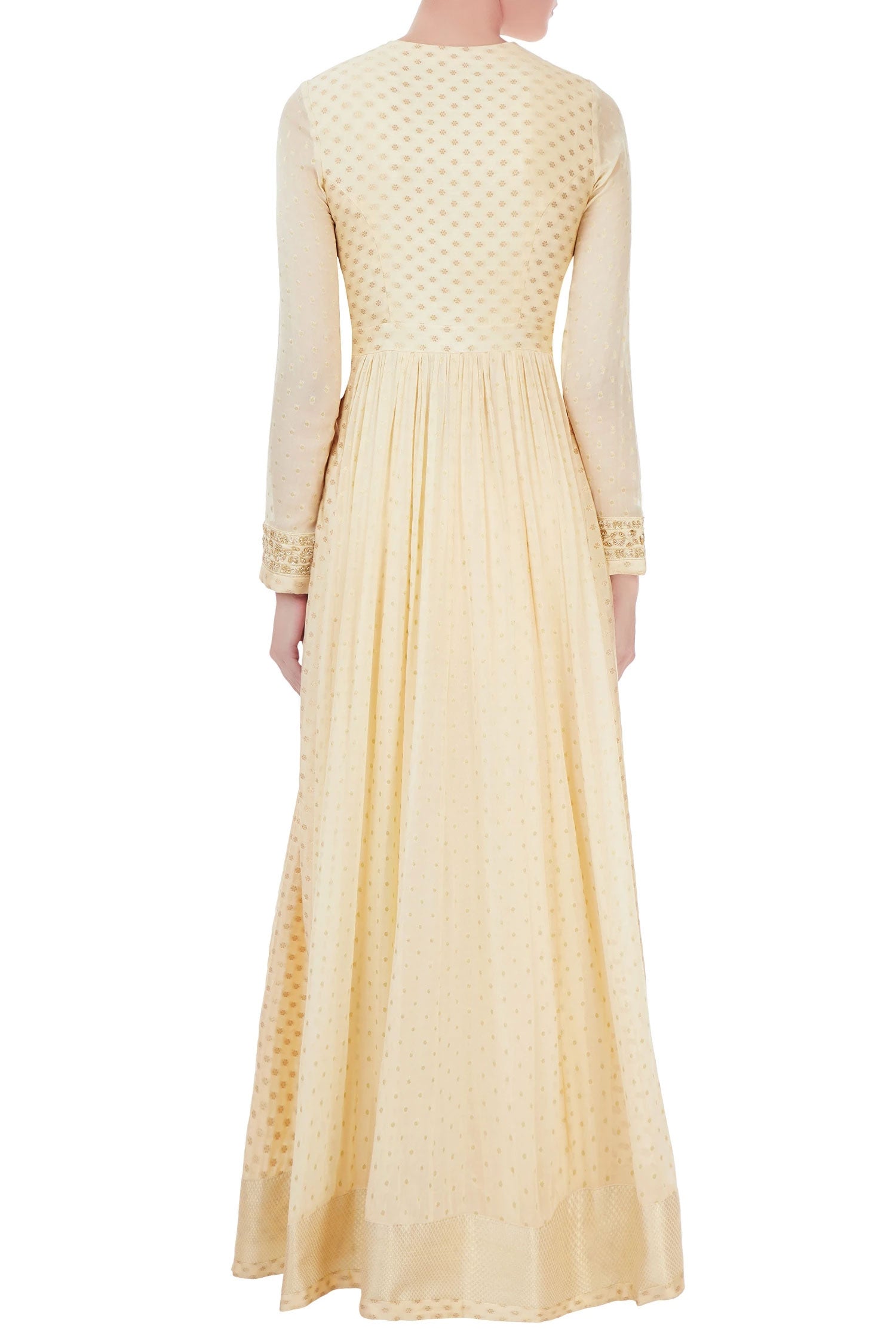 Beige anarkali set