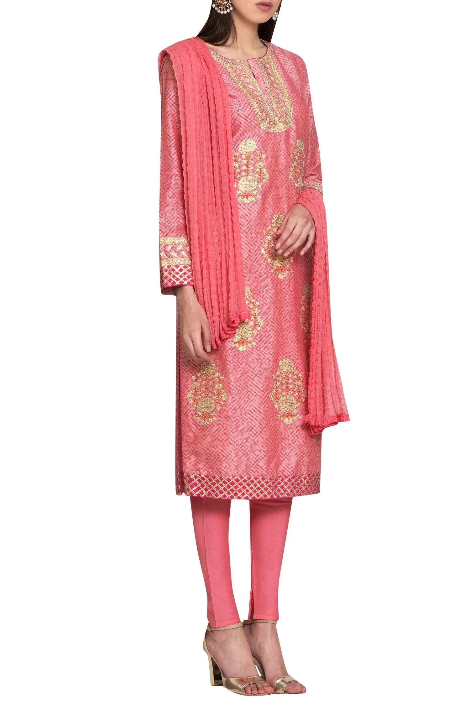 Pink Kurta Set