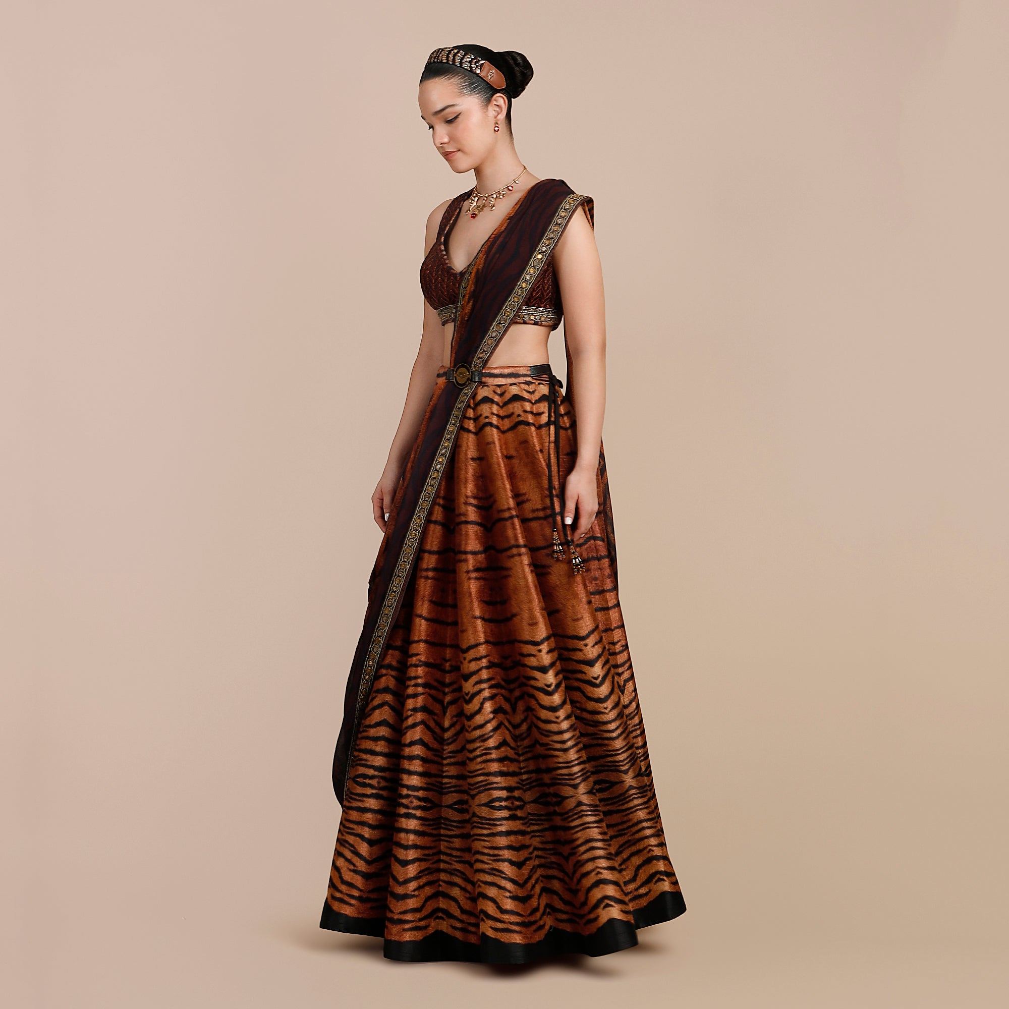 Tiger Print Skirt Set | SATT