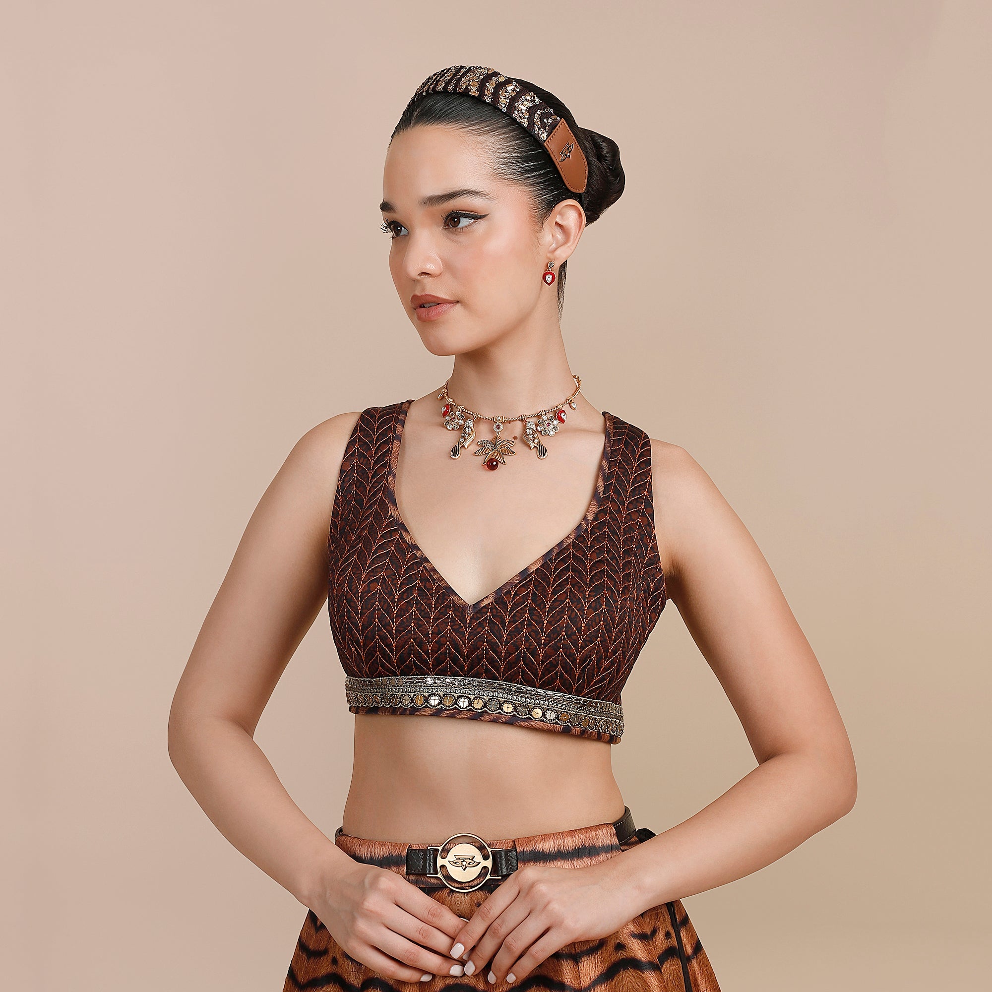 Tiger Print Skirt Set | SATT