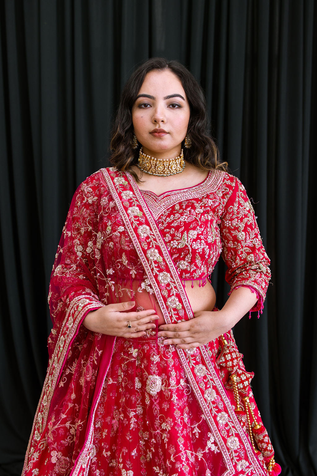 Maharani Rani Pink - Mila Bridal Lehenga - Ready To Ship