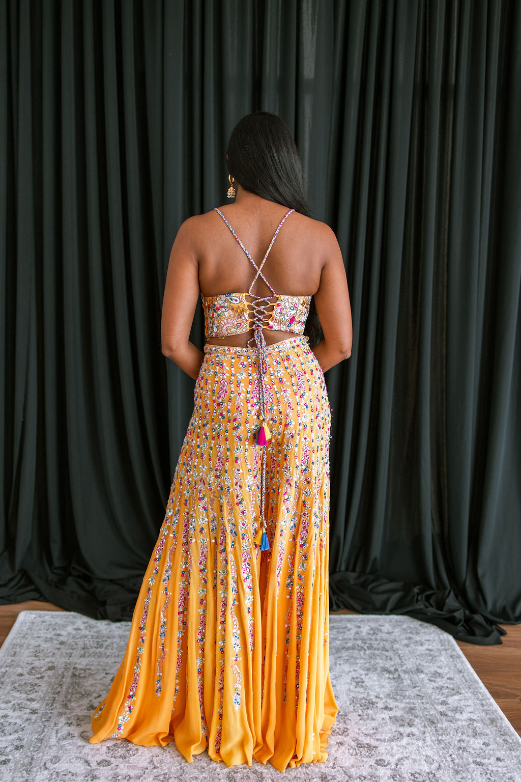 MARIGOLD HIGH WAIST SHARARA SET - Ready To Ship