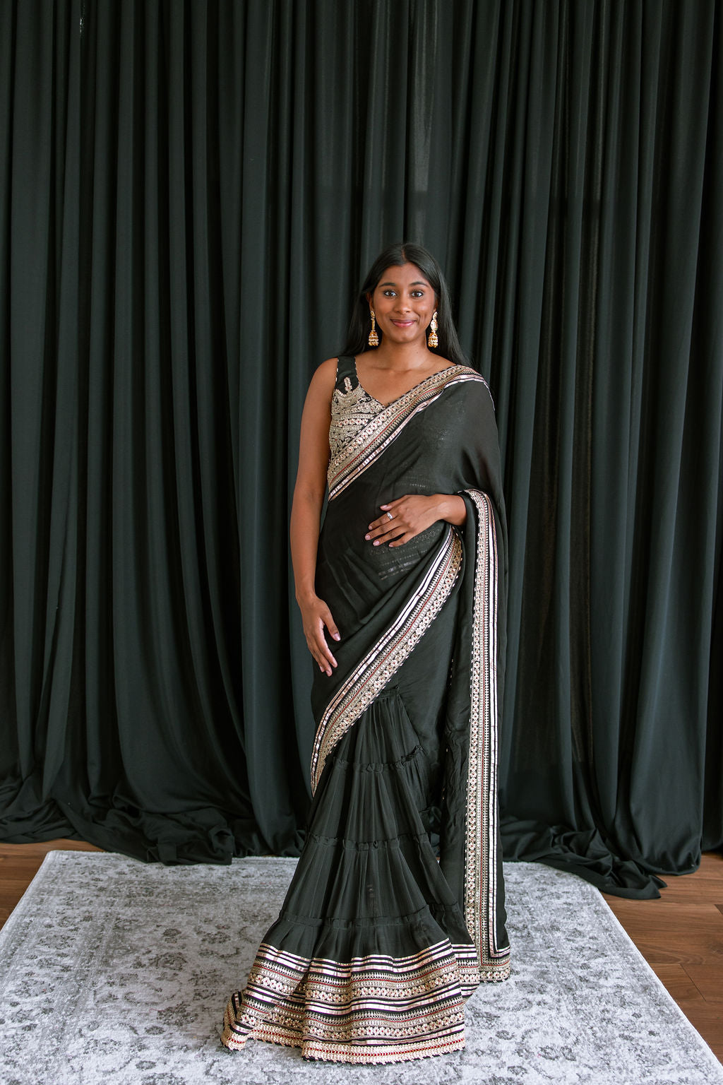 Ave Chicago x Gopi Vaid Golconda Kuban Saree Set