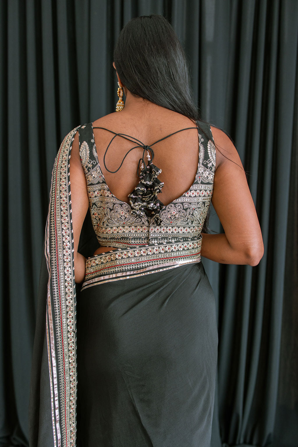 Ave Chicago x Gopi Vaid Golconda Kuban Saree Set