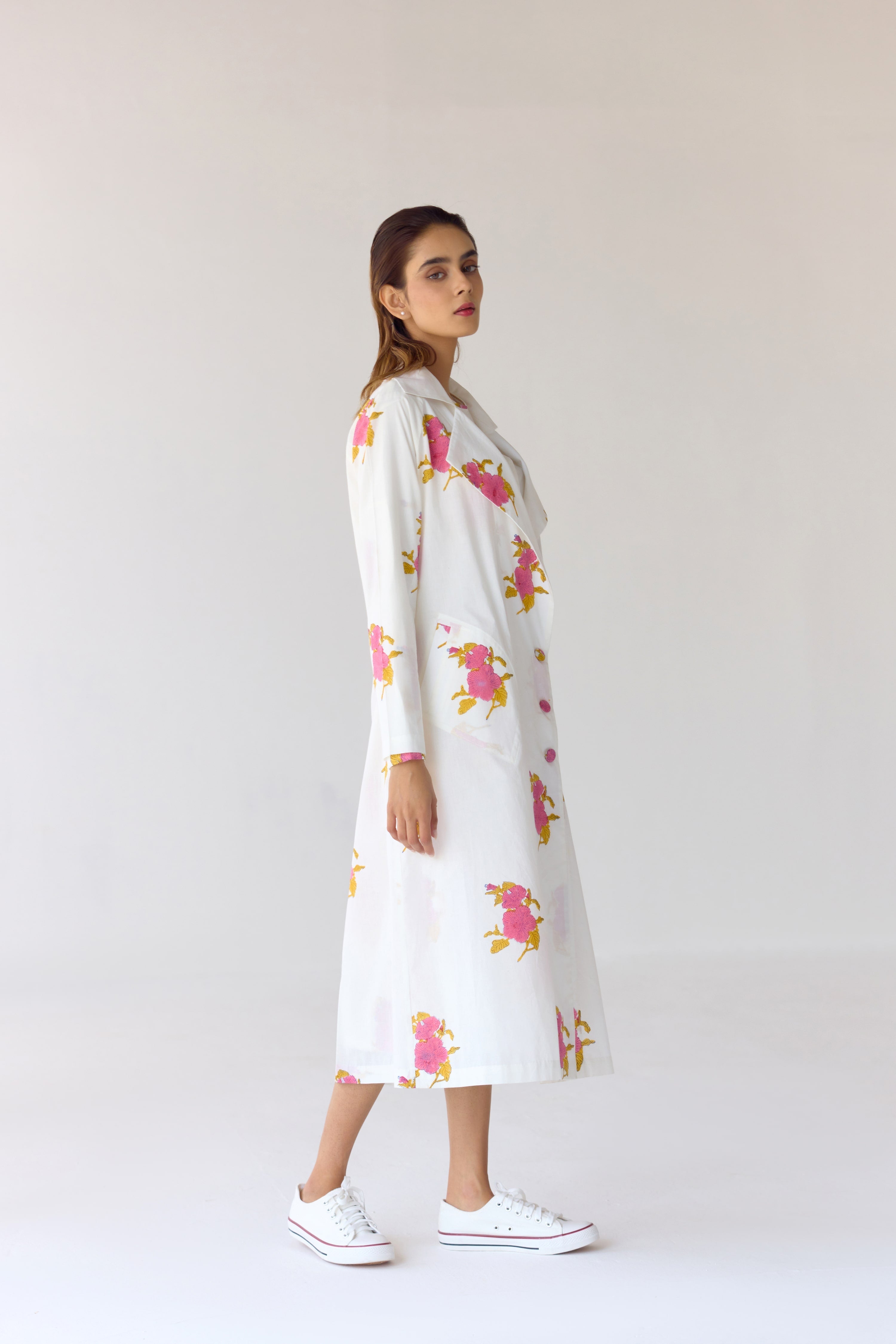 White Tunic & Jacket Set - CNC211