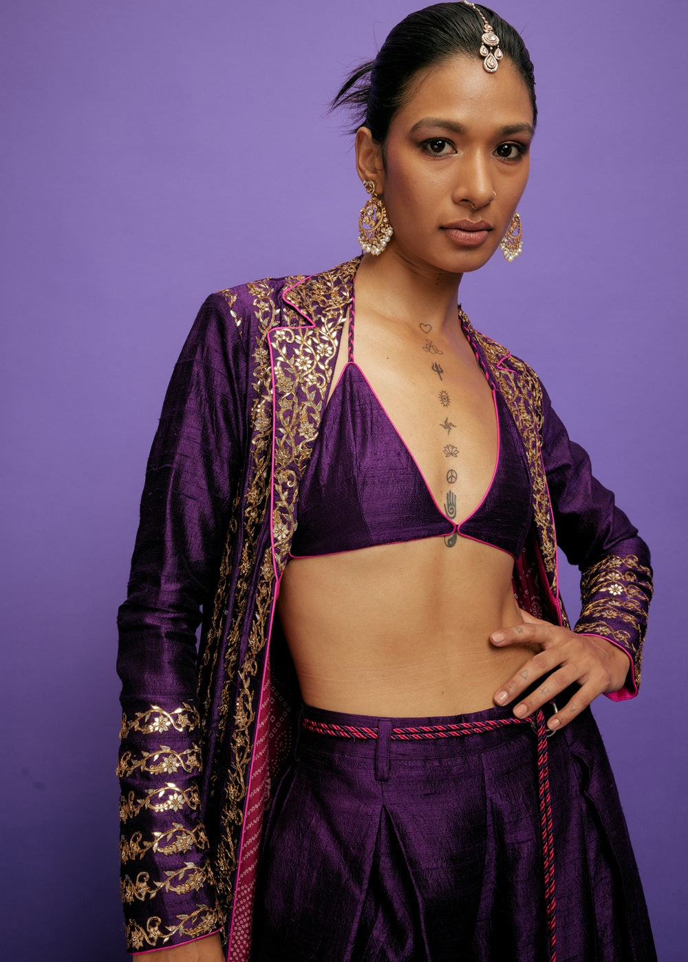 The Kalidaar Jacket Set