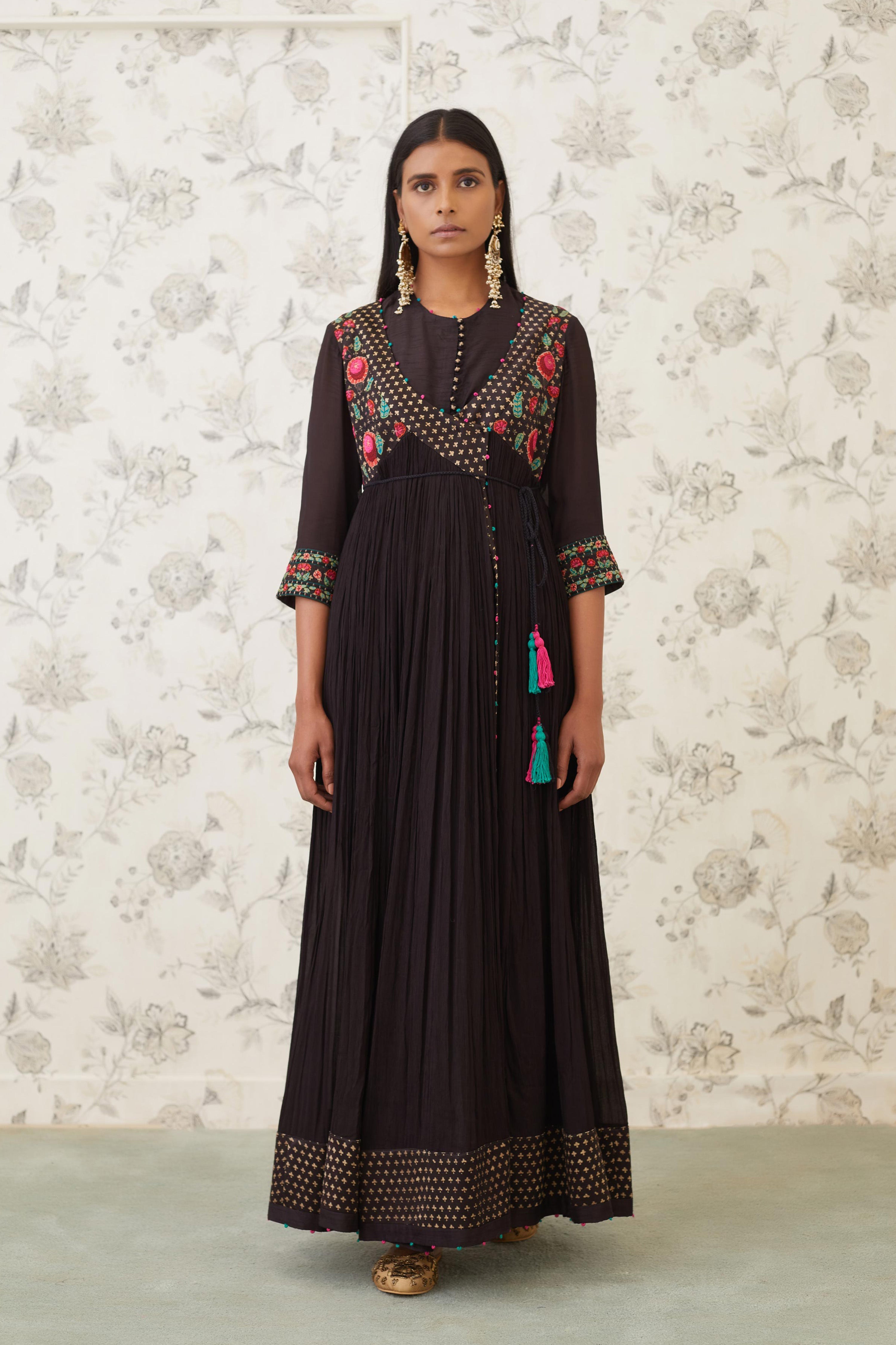 Black Angrakha Set