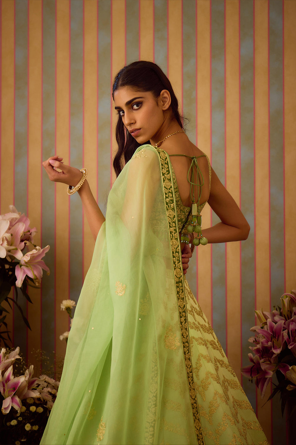 Meadow Green Lehenga Set