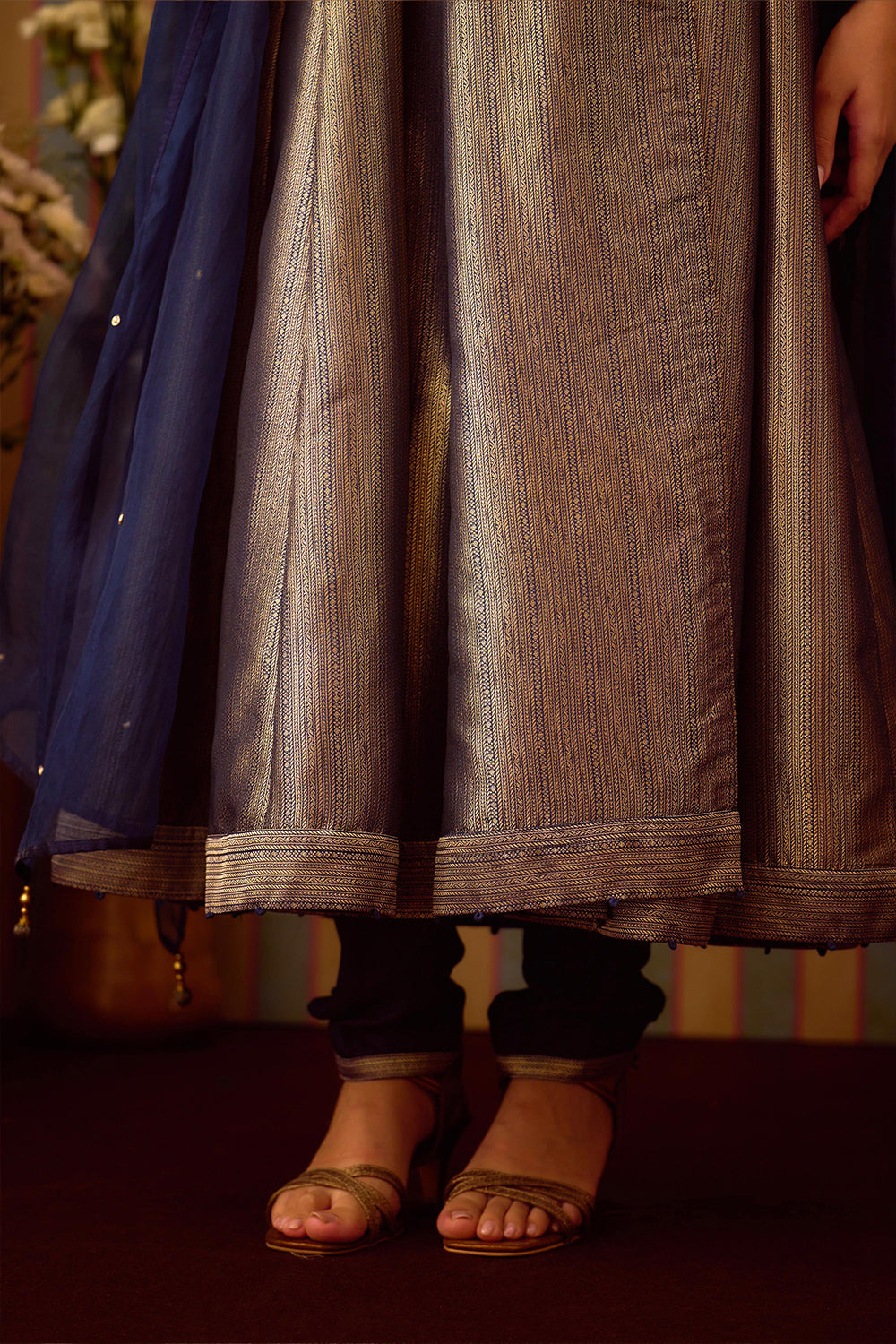 Blue Angrakha Set
