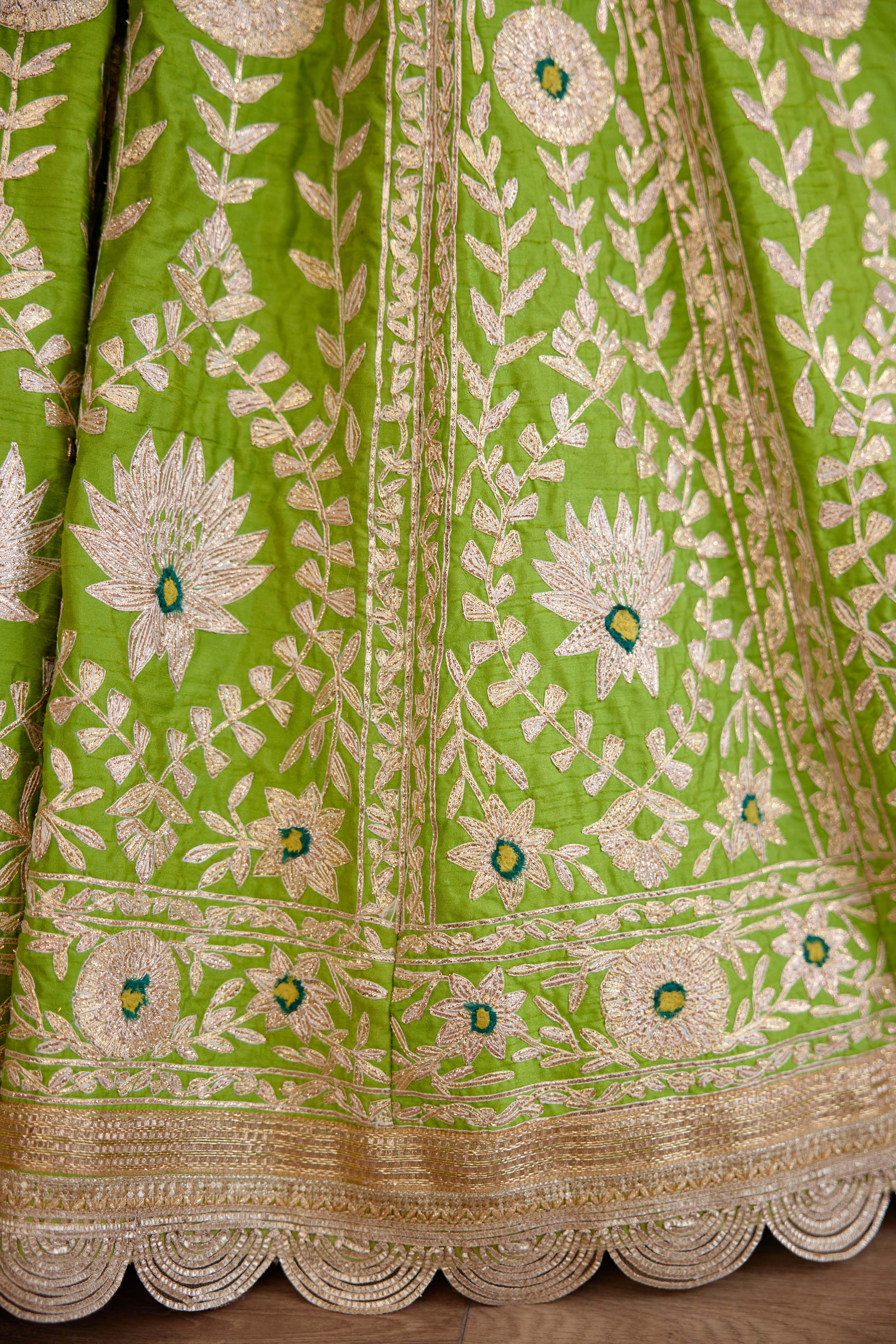 Green Lehenga Set