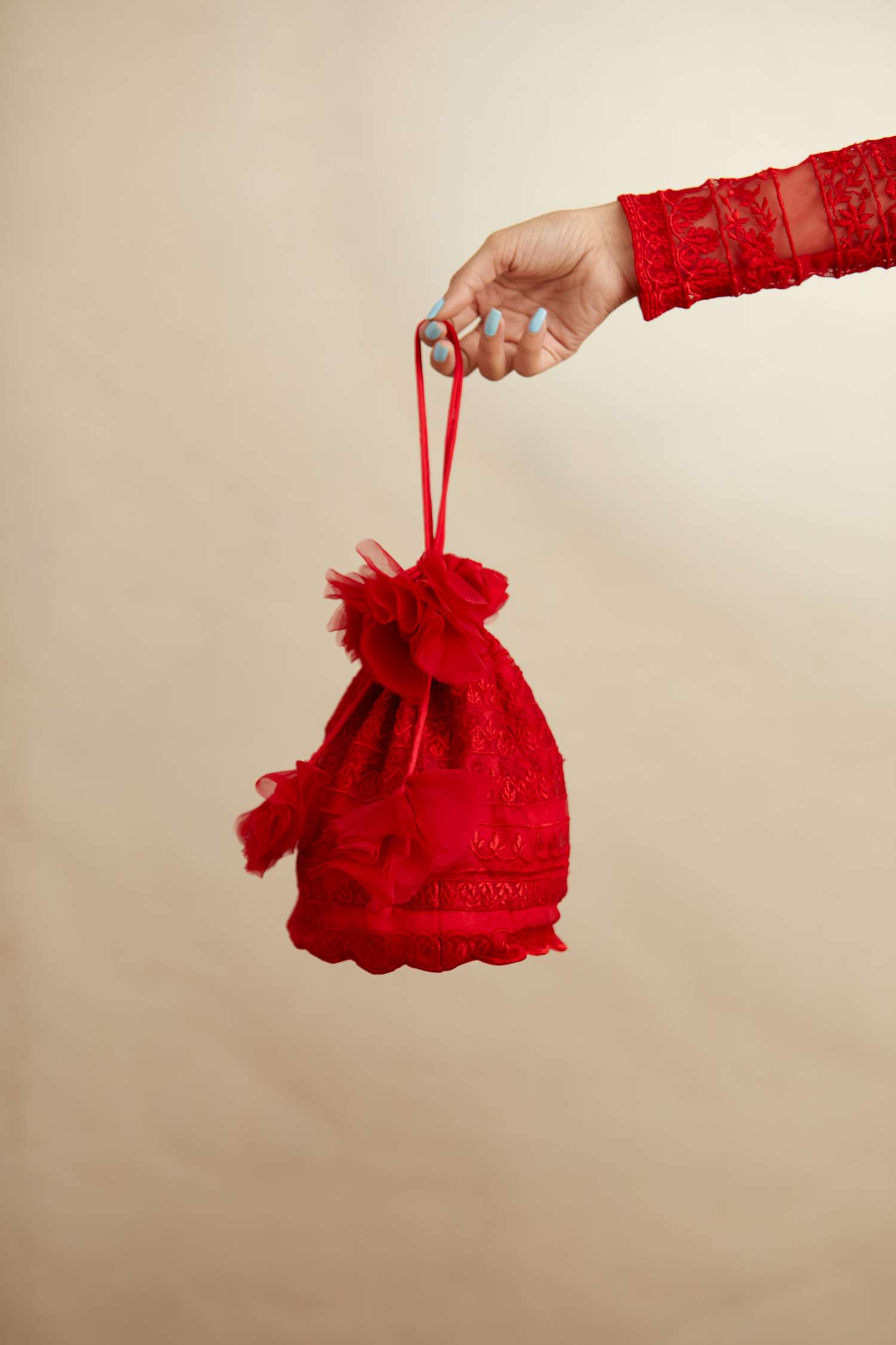 Red Thread Work Potli