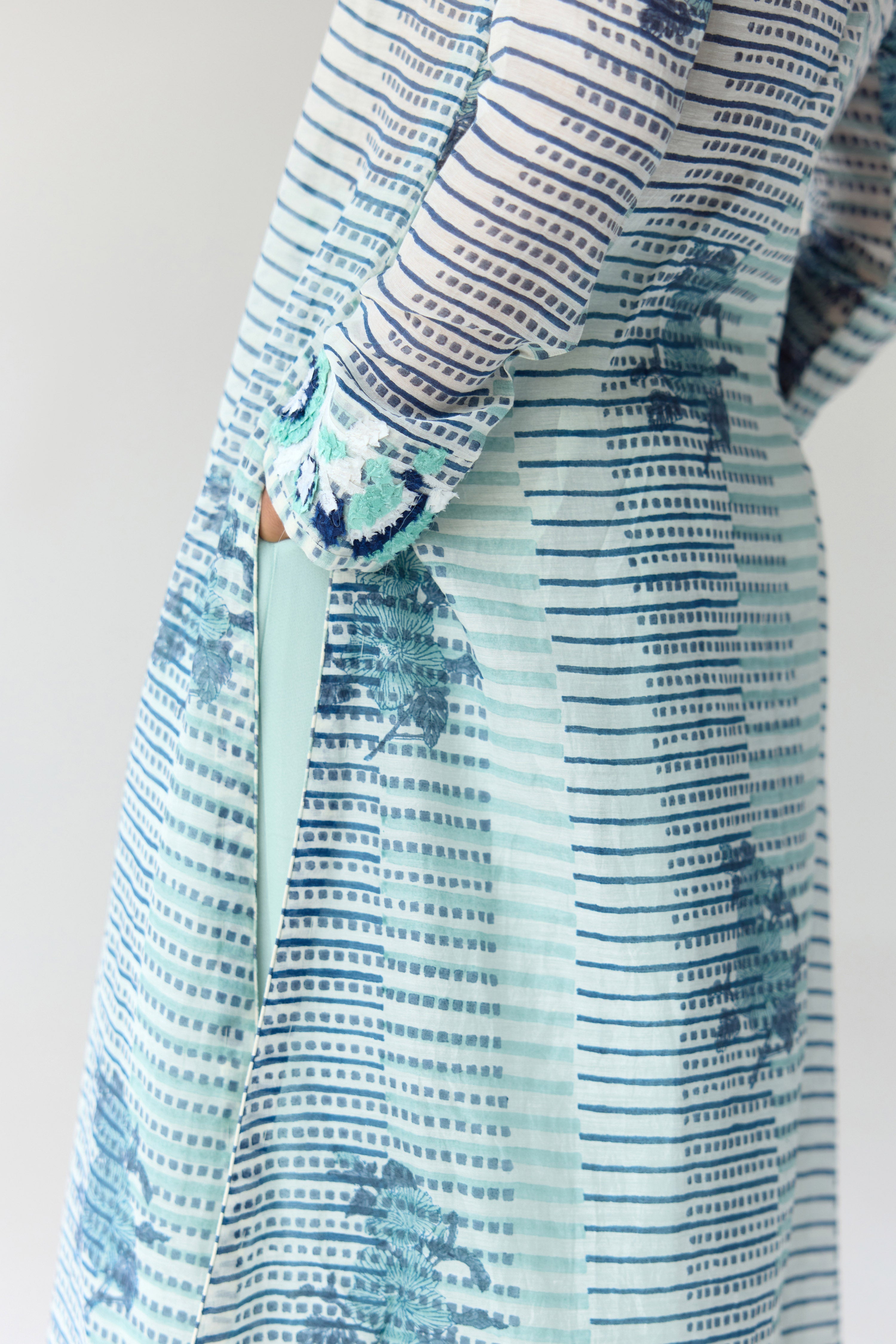 Mist Jade Blue Kurta Set