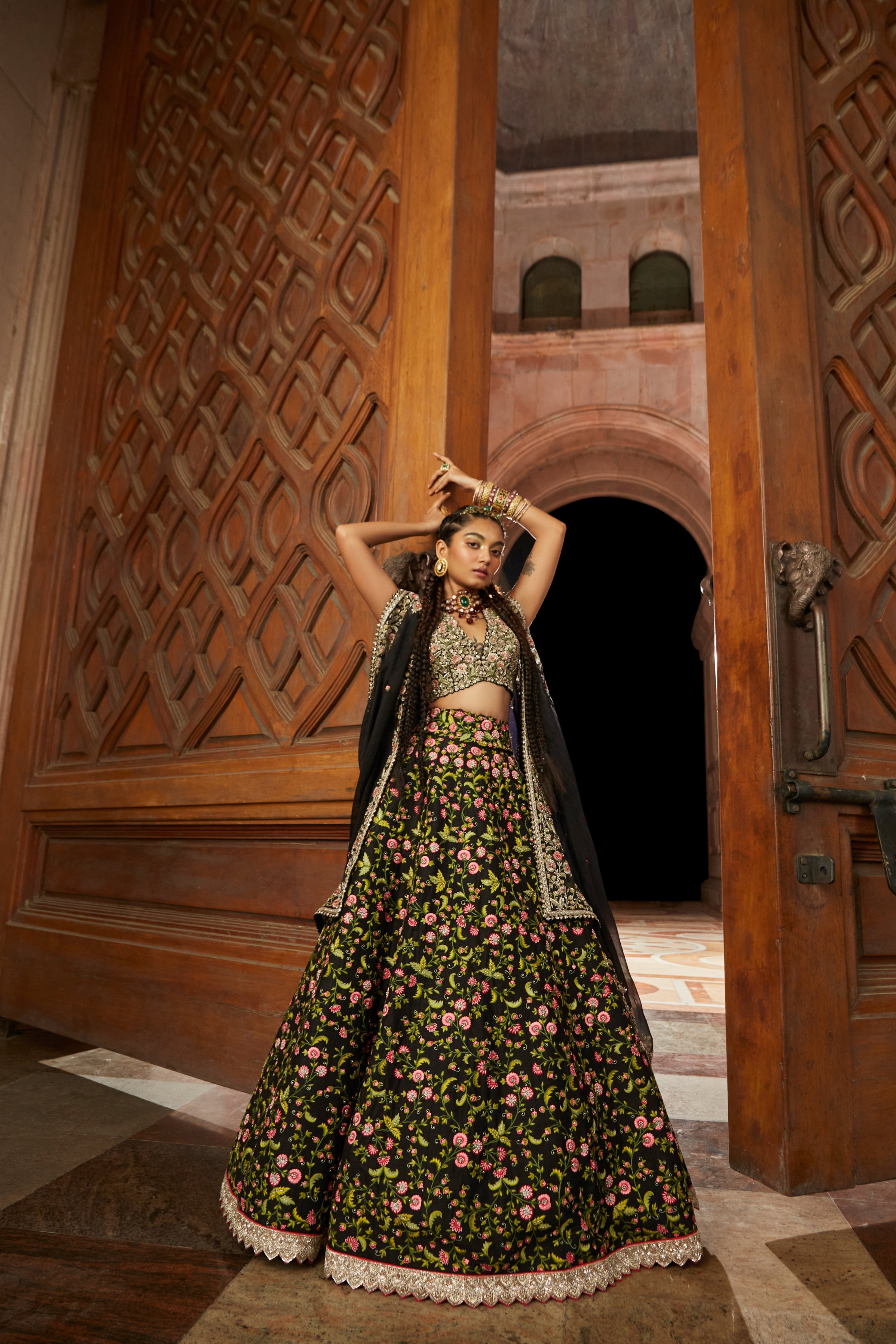Leela Chrome Lehenga