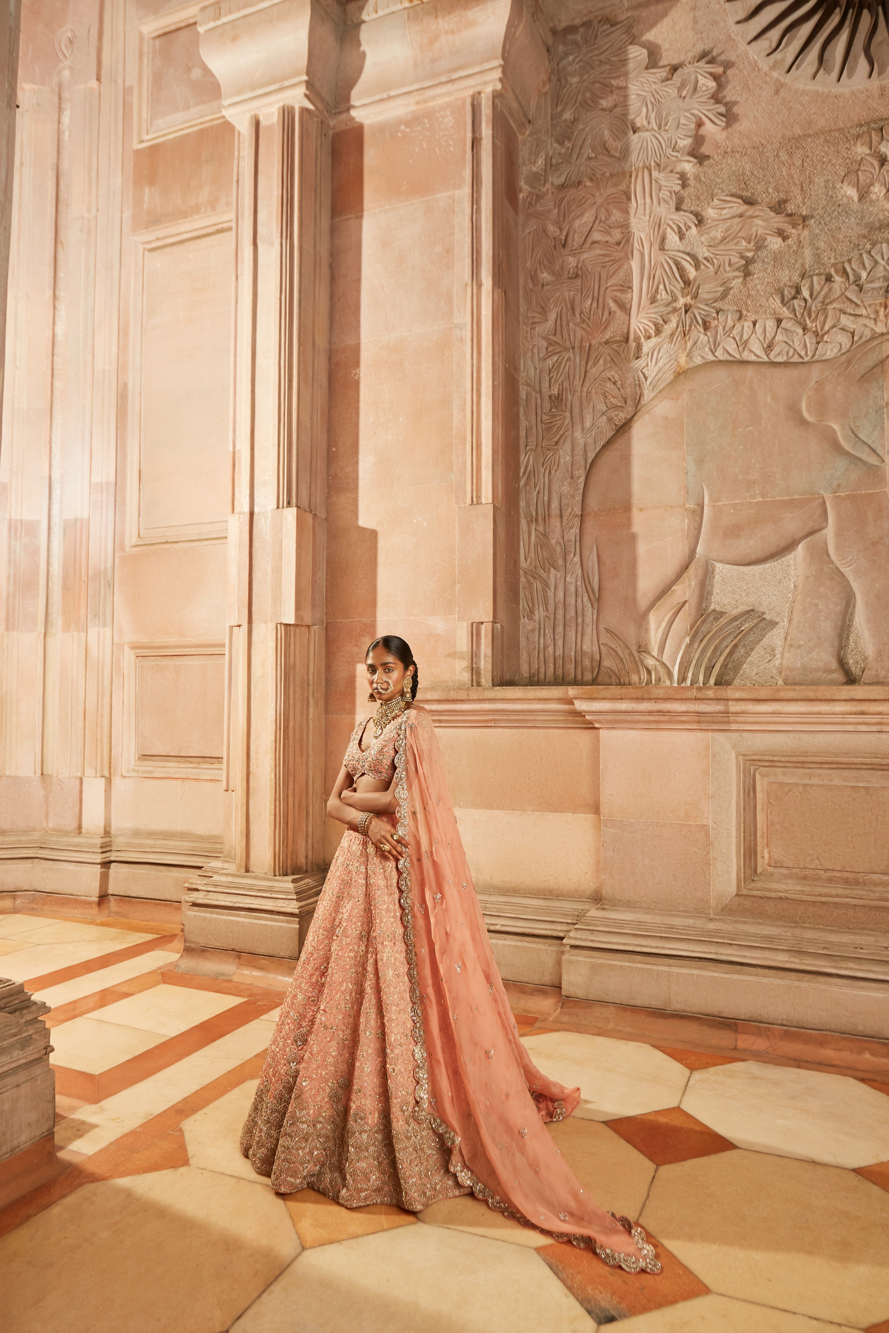 Lata Mosaic Lehenga