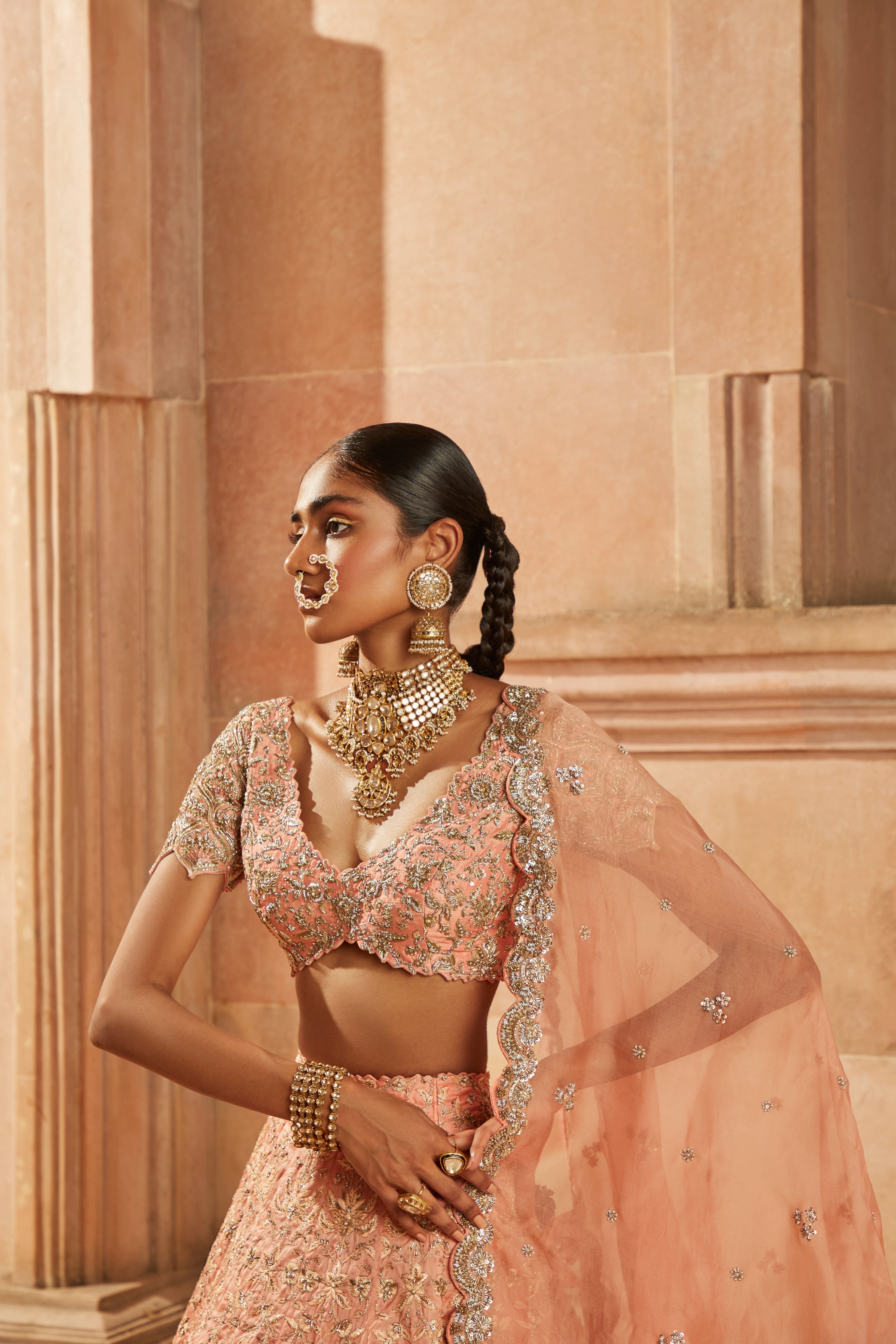 Lata Mosaic Lehenga