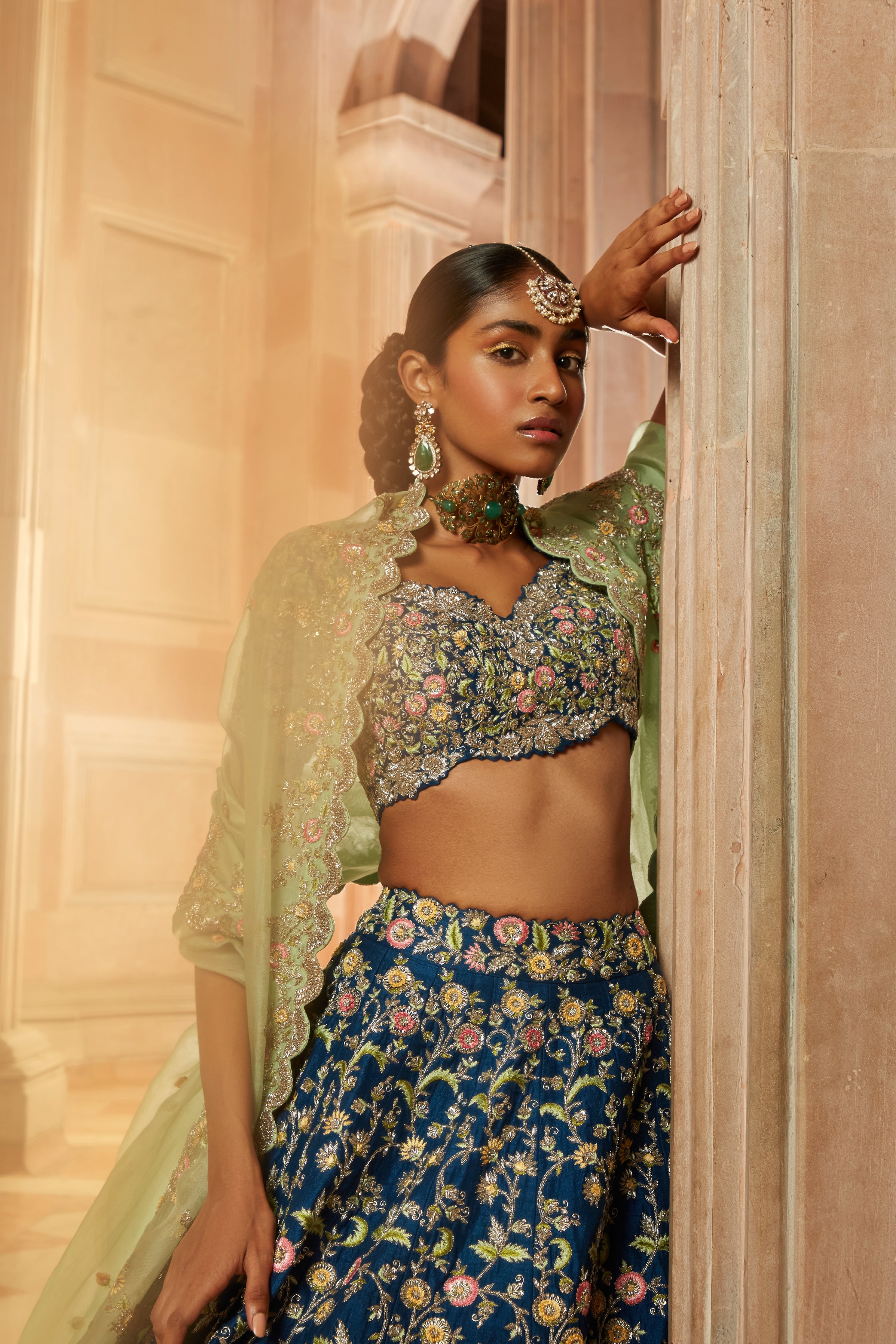 Leela Chrome Lehenga