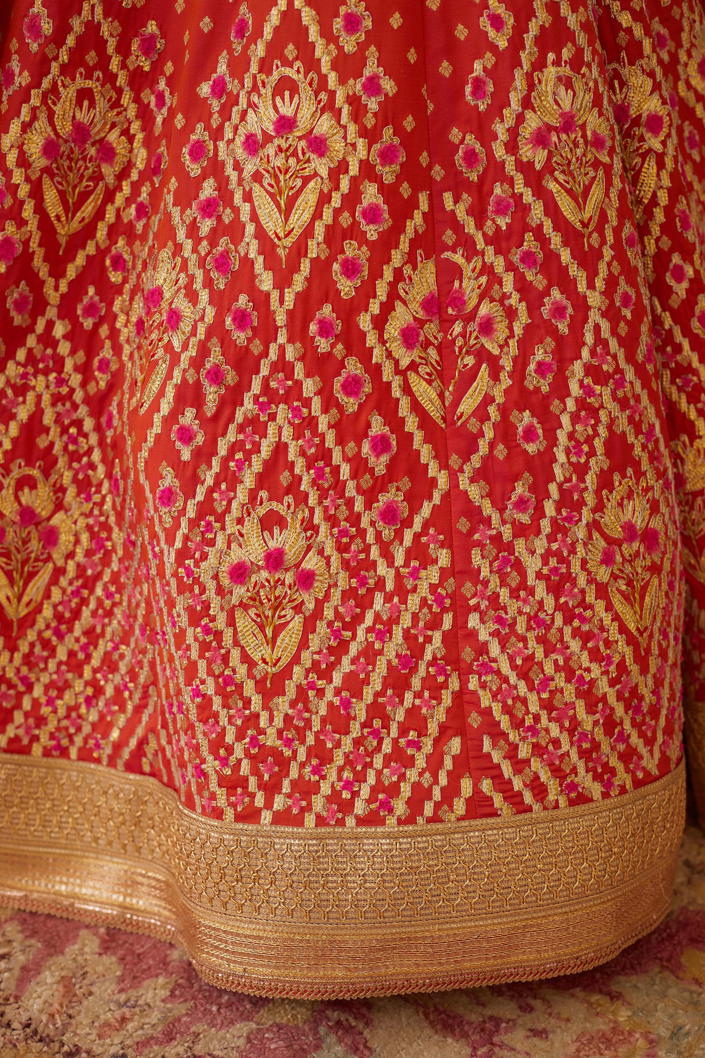 Red Lehenga Set