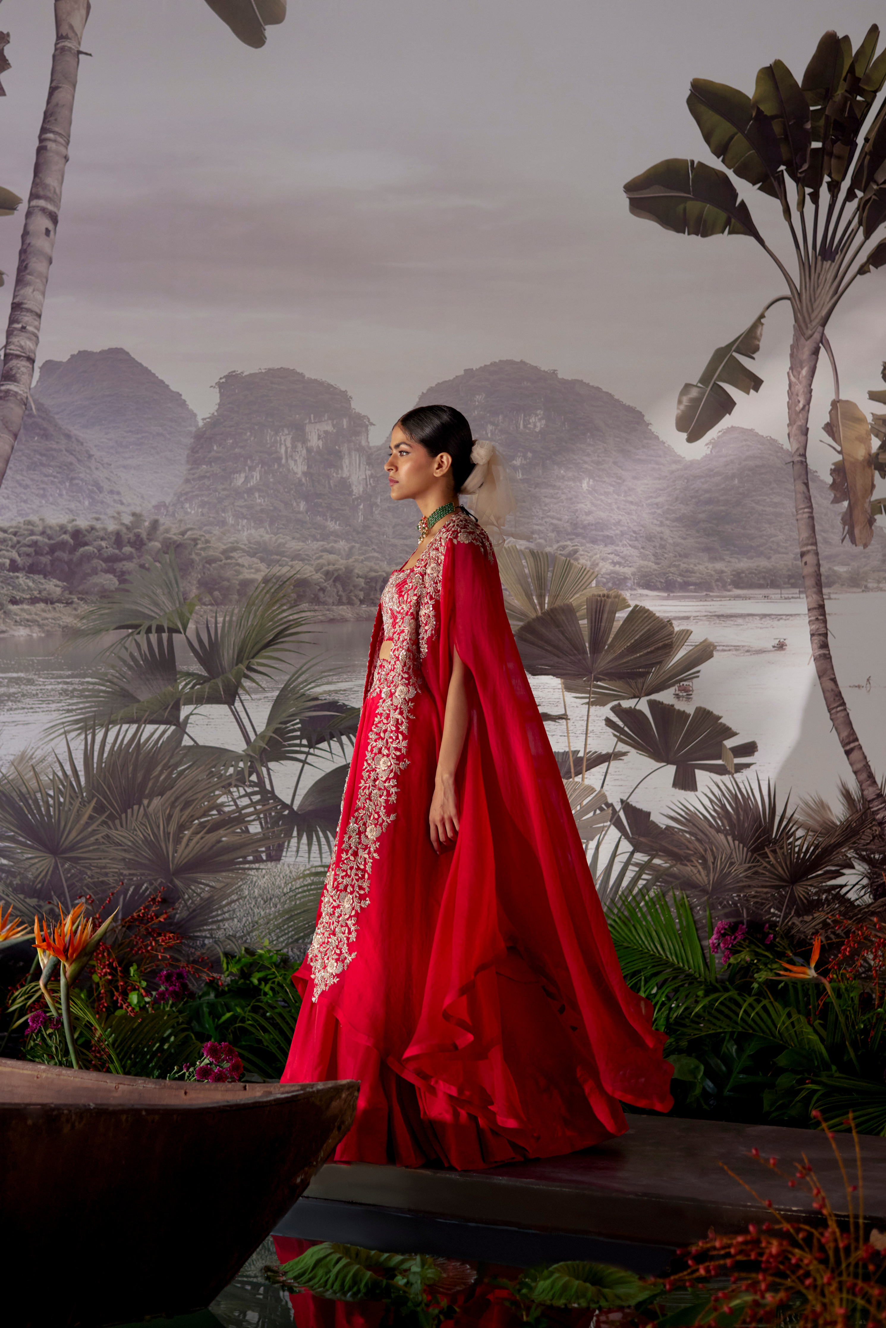 Kamala Cape Lehenga Set