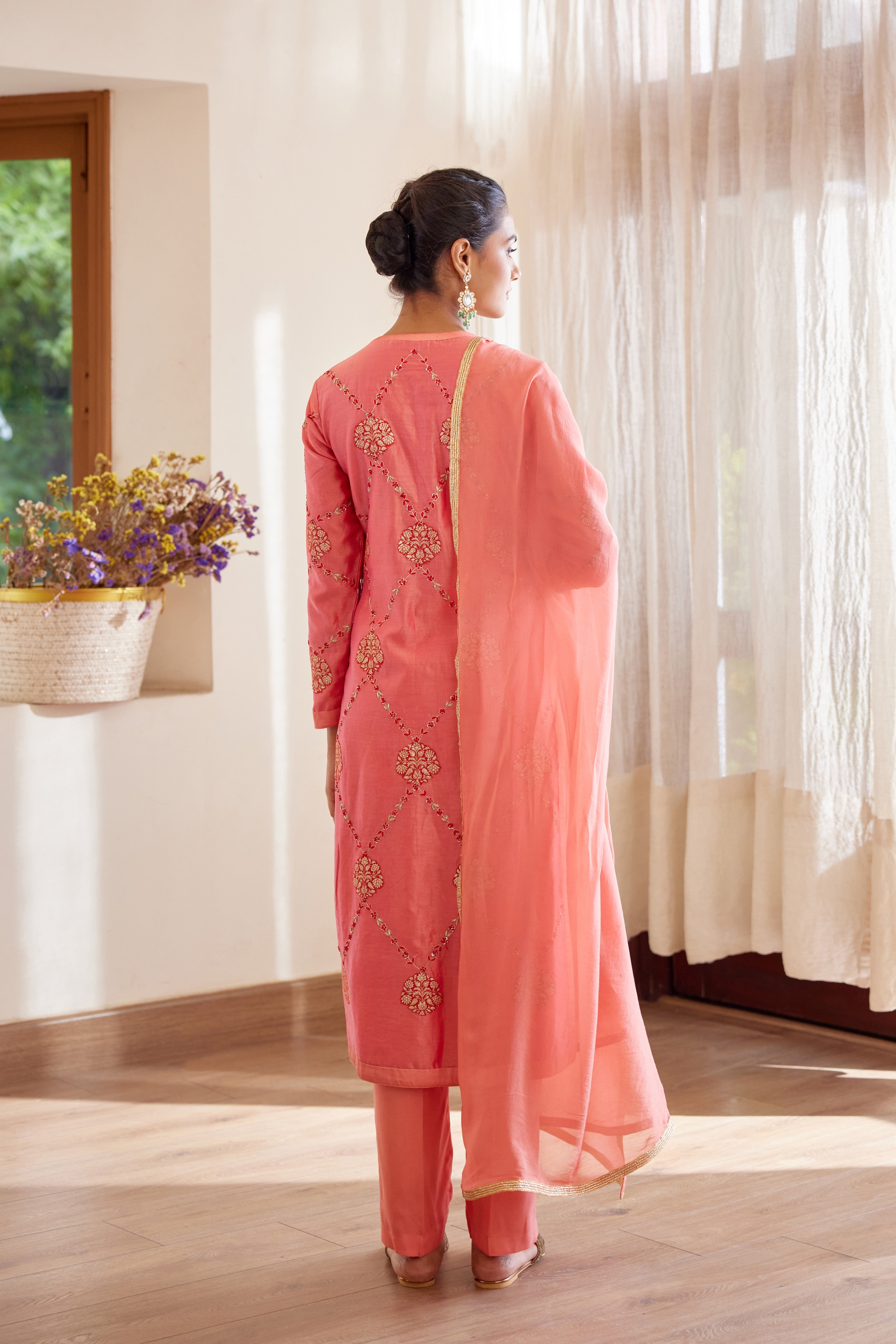 Rose Pink Kurta Set