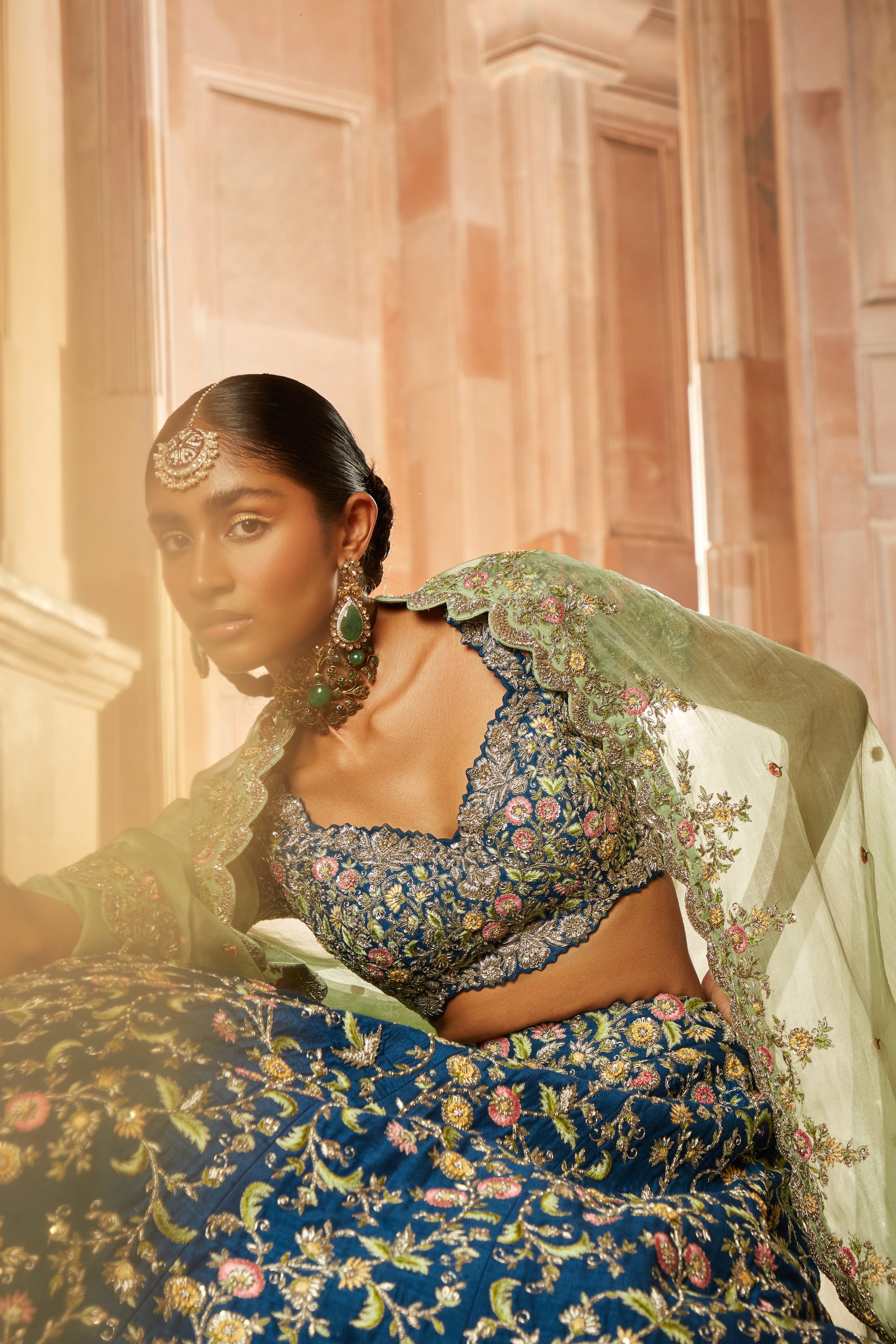 Leela Chrome Lehenga