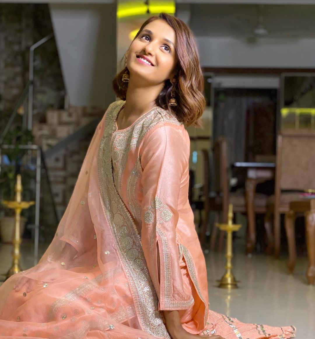 Muzzafar Palazzo Set-Sheer Datta
