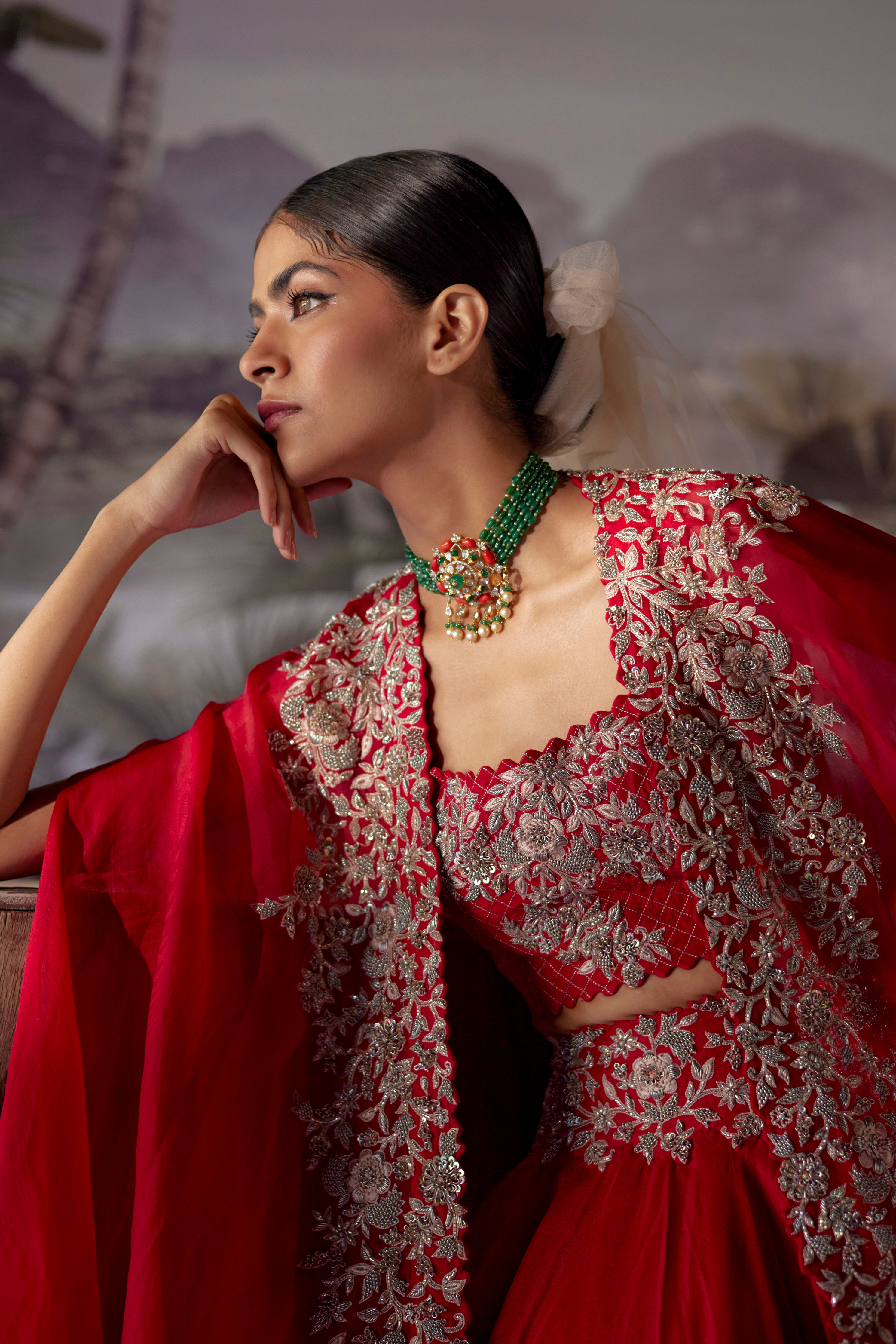 Kamala Cape Lehenga Set