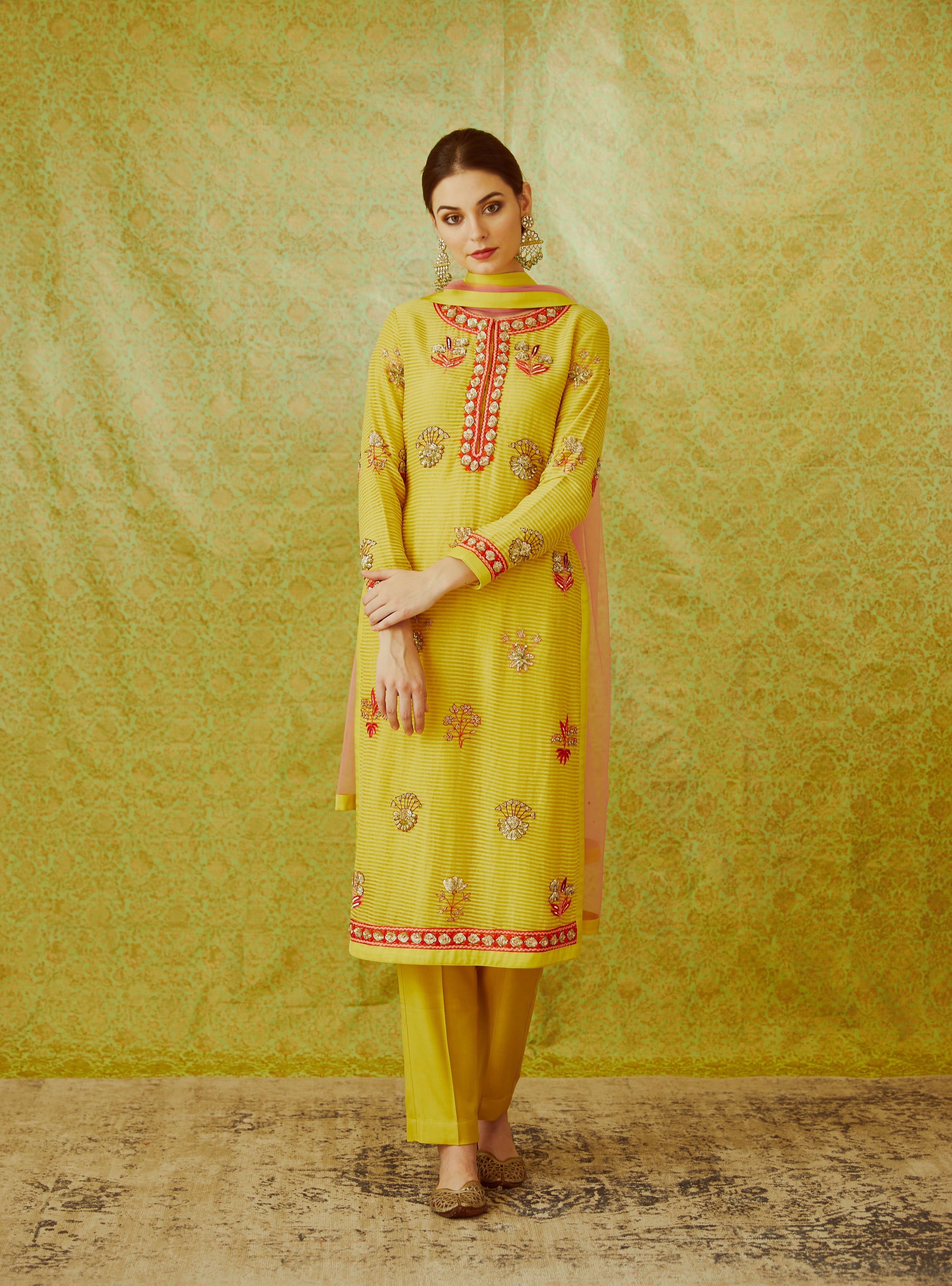 Yellow Kurta Set
