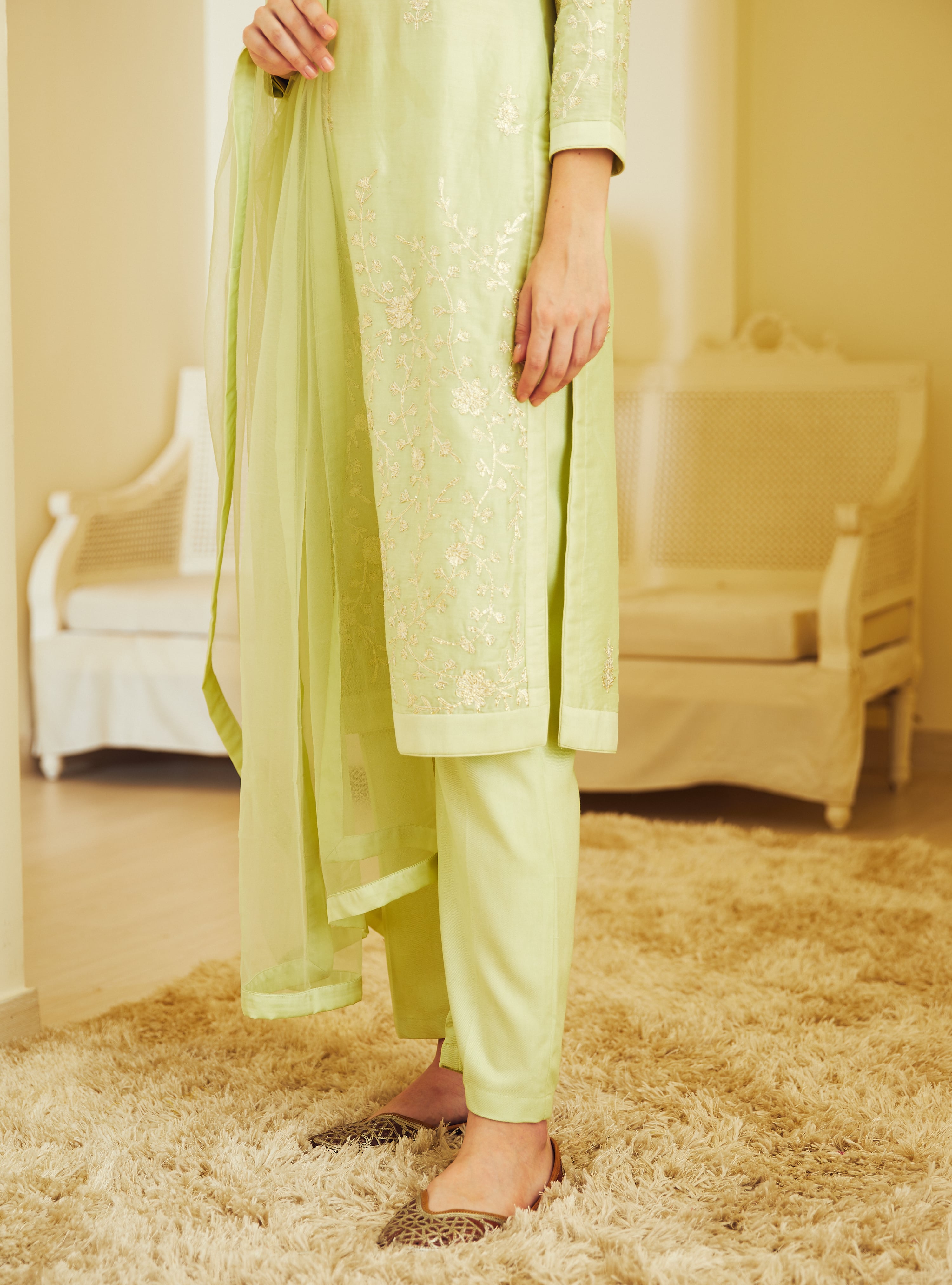 Light Green Kurta Set