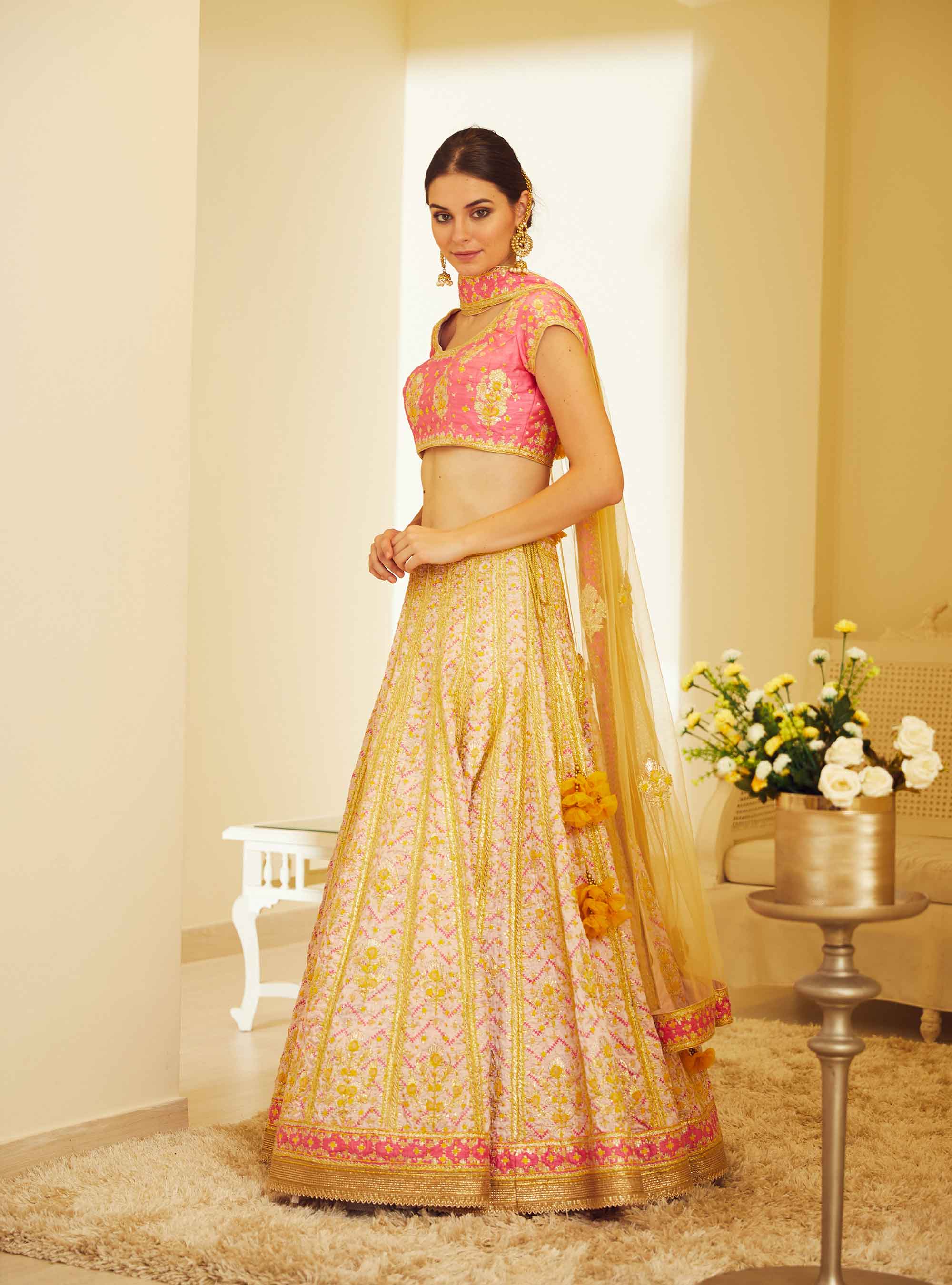 Pink Lehenga Set