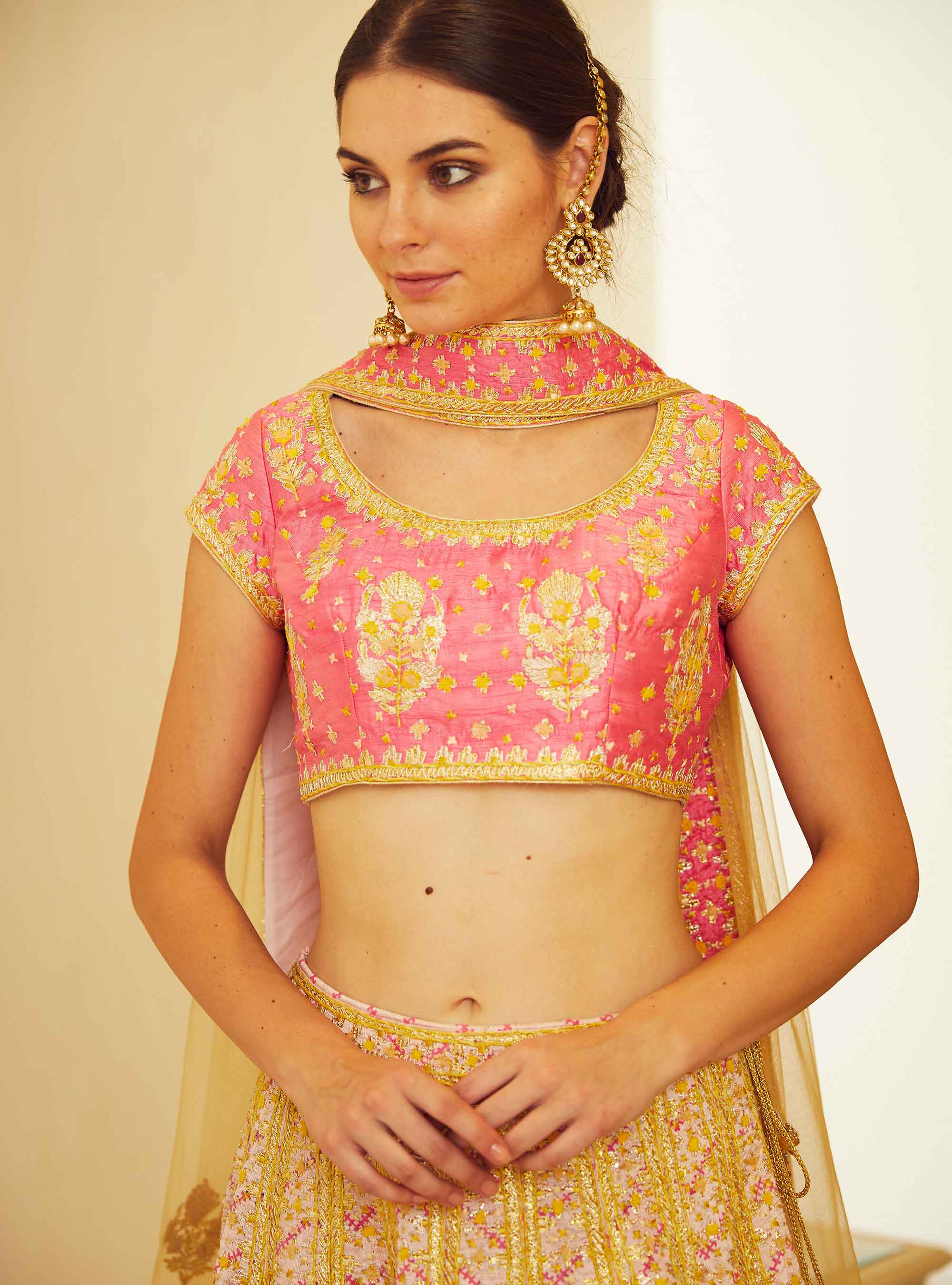 Pink Lehenga Set