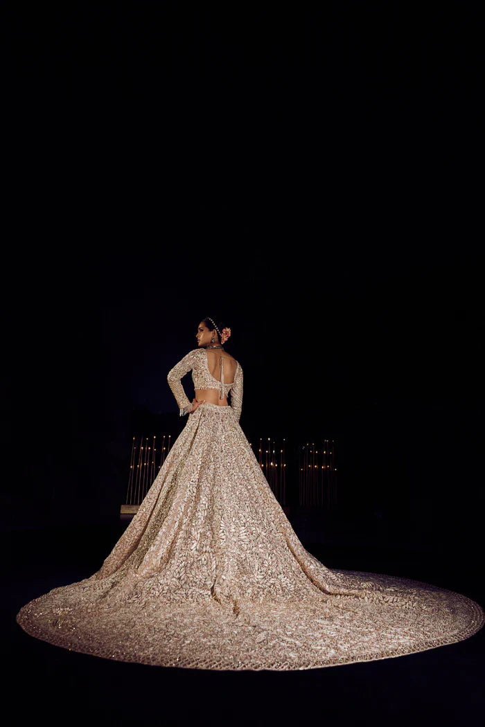 Rose Gold Trail Lehenga Set