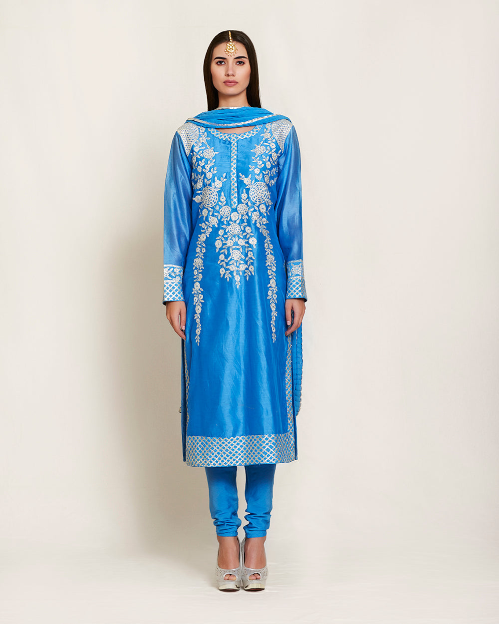 Blue gota kurta set