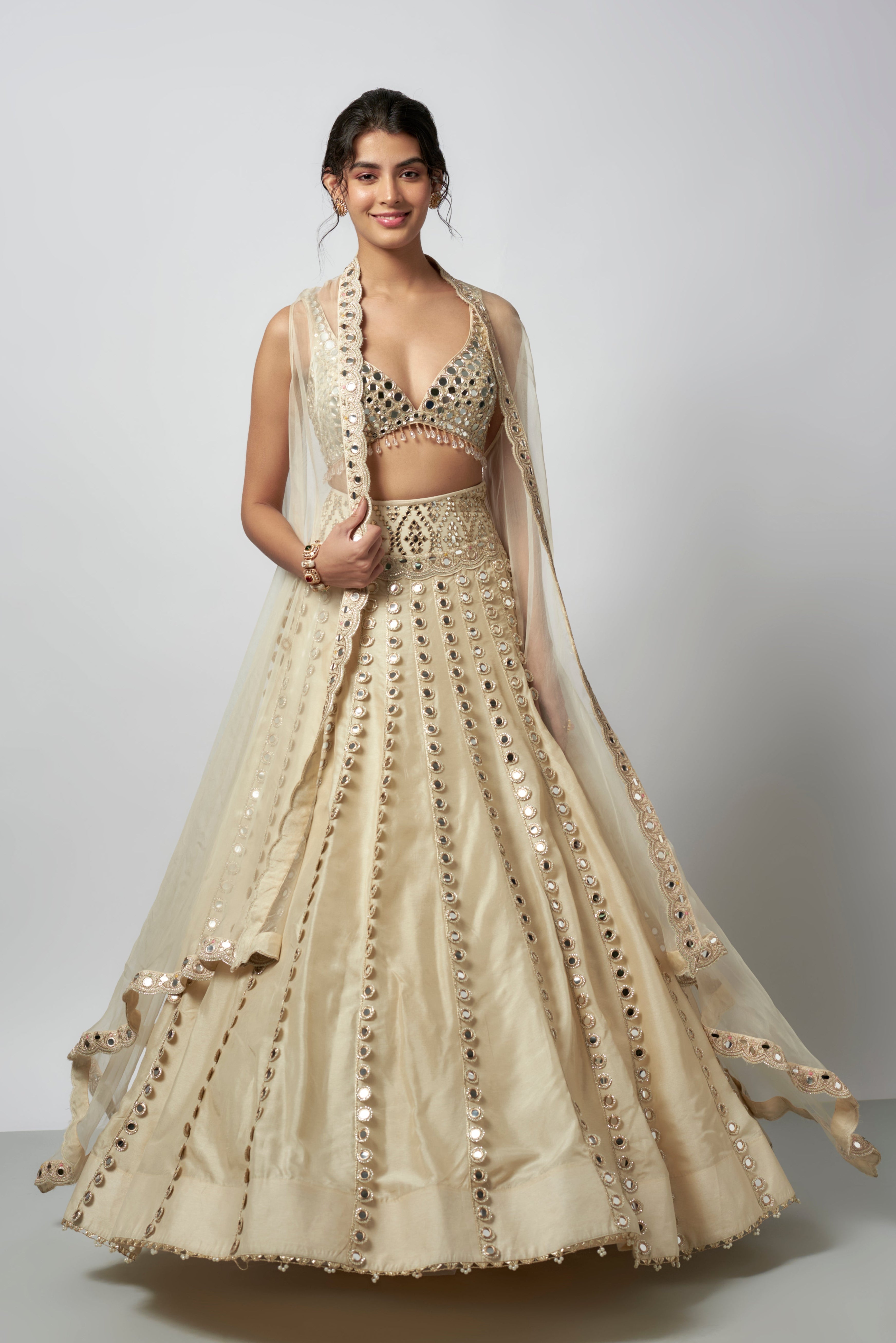 Ave Chicago x Gopi Vaid Shravani Lehenga Set