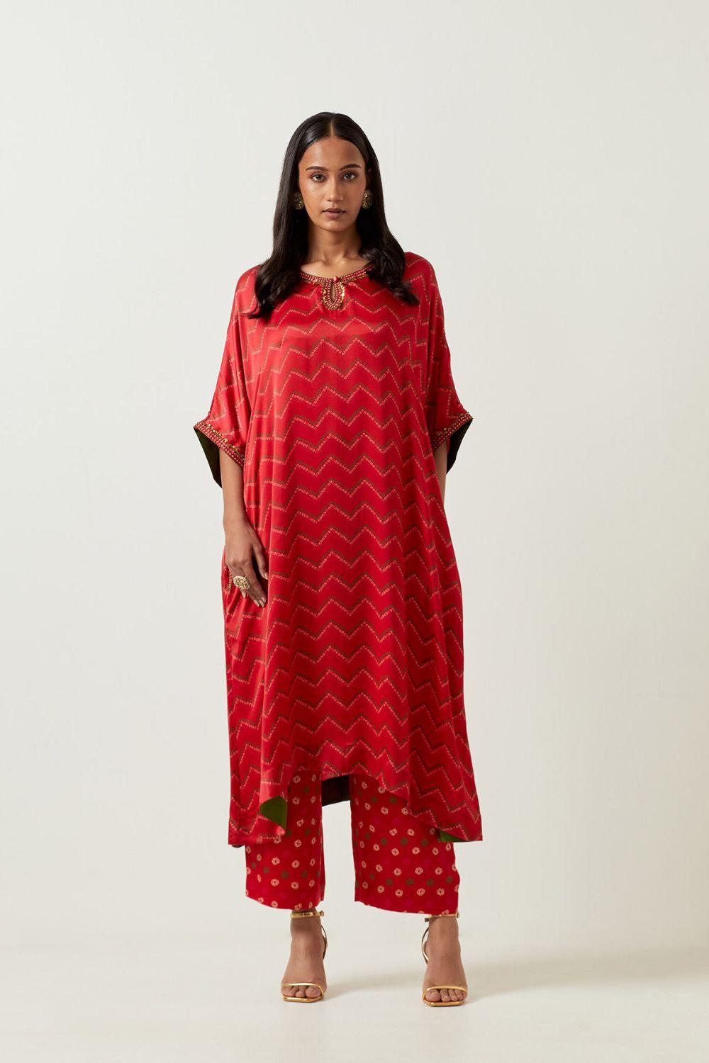 Kaftaan Kurta Set