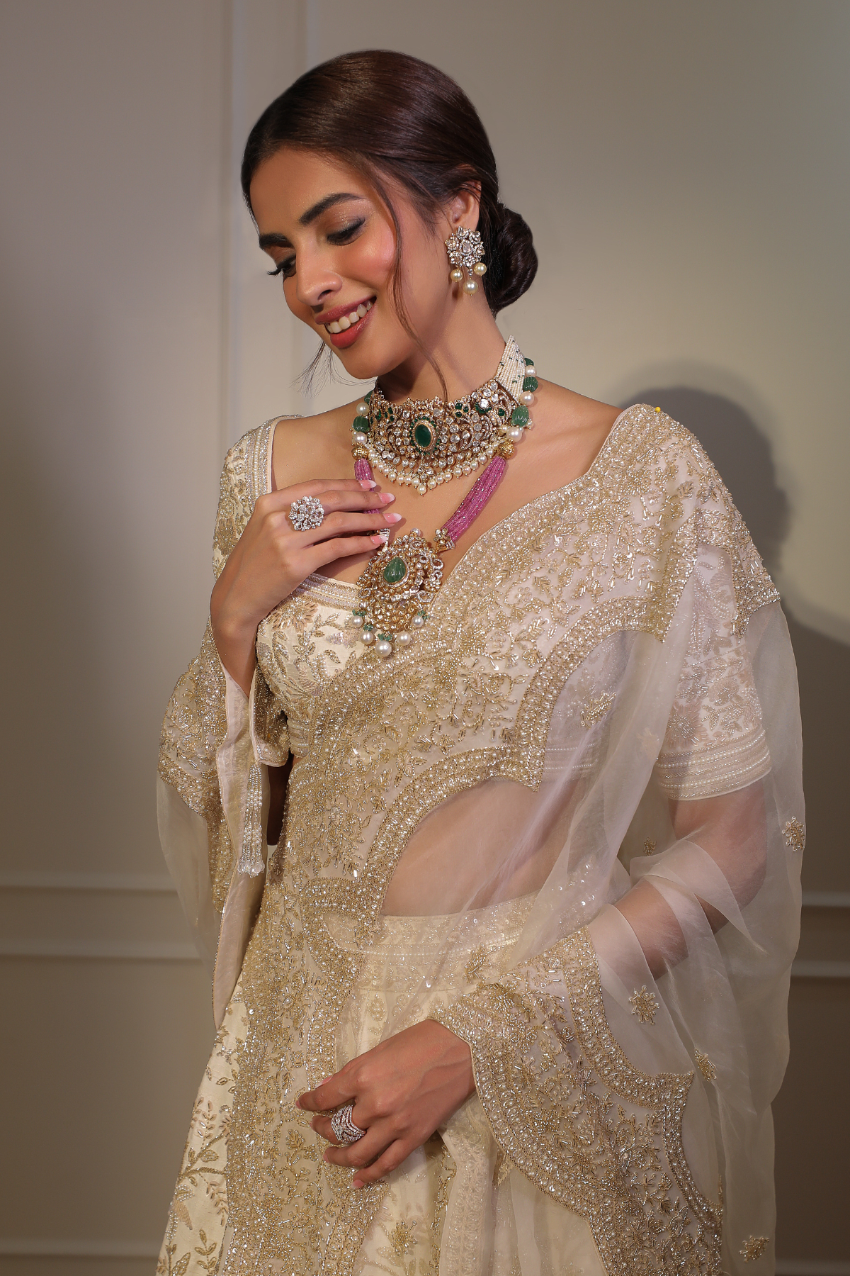 Ivory Bridal Lehenga