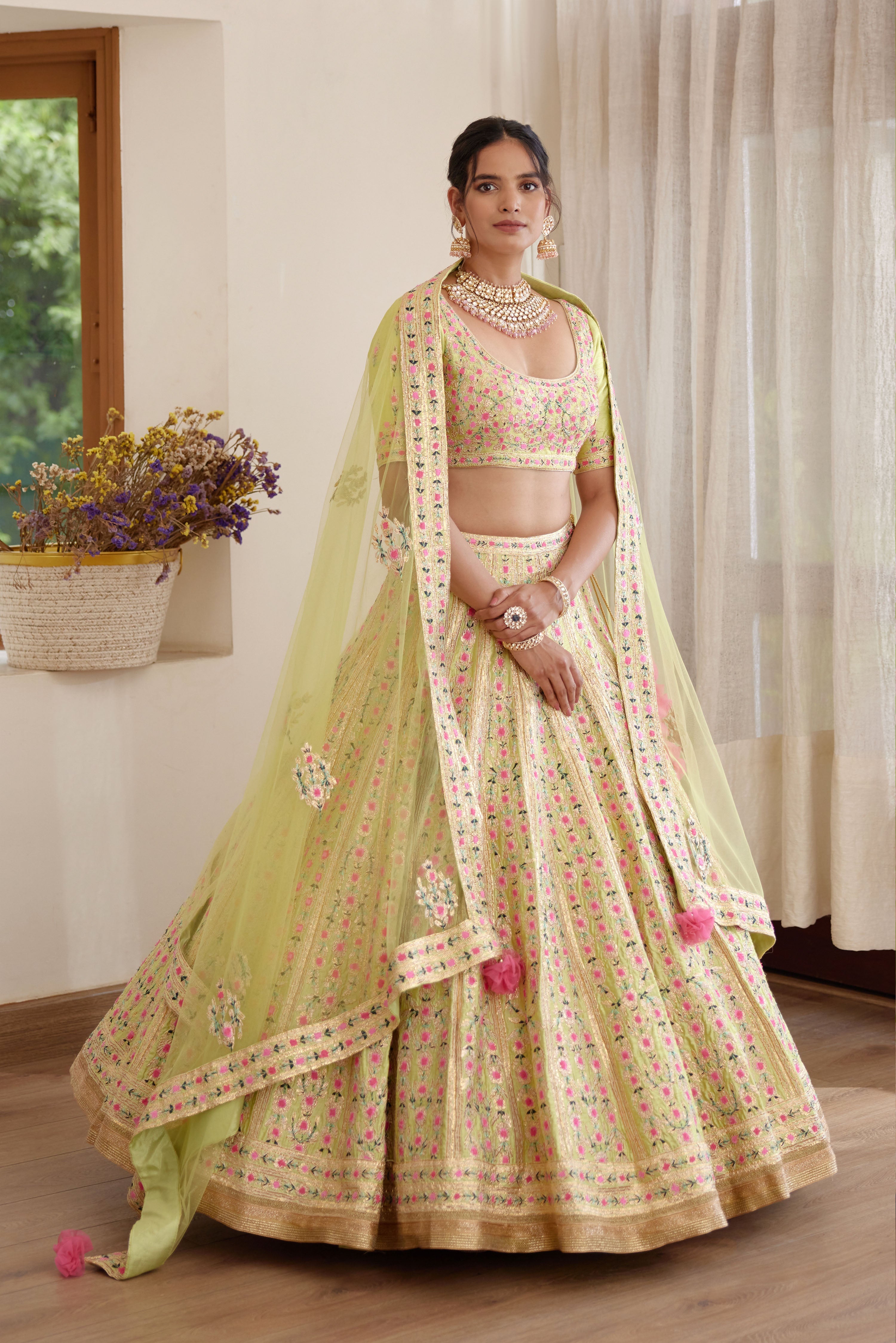 Light Green Lehenga Set