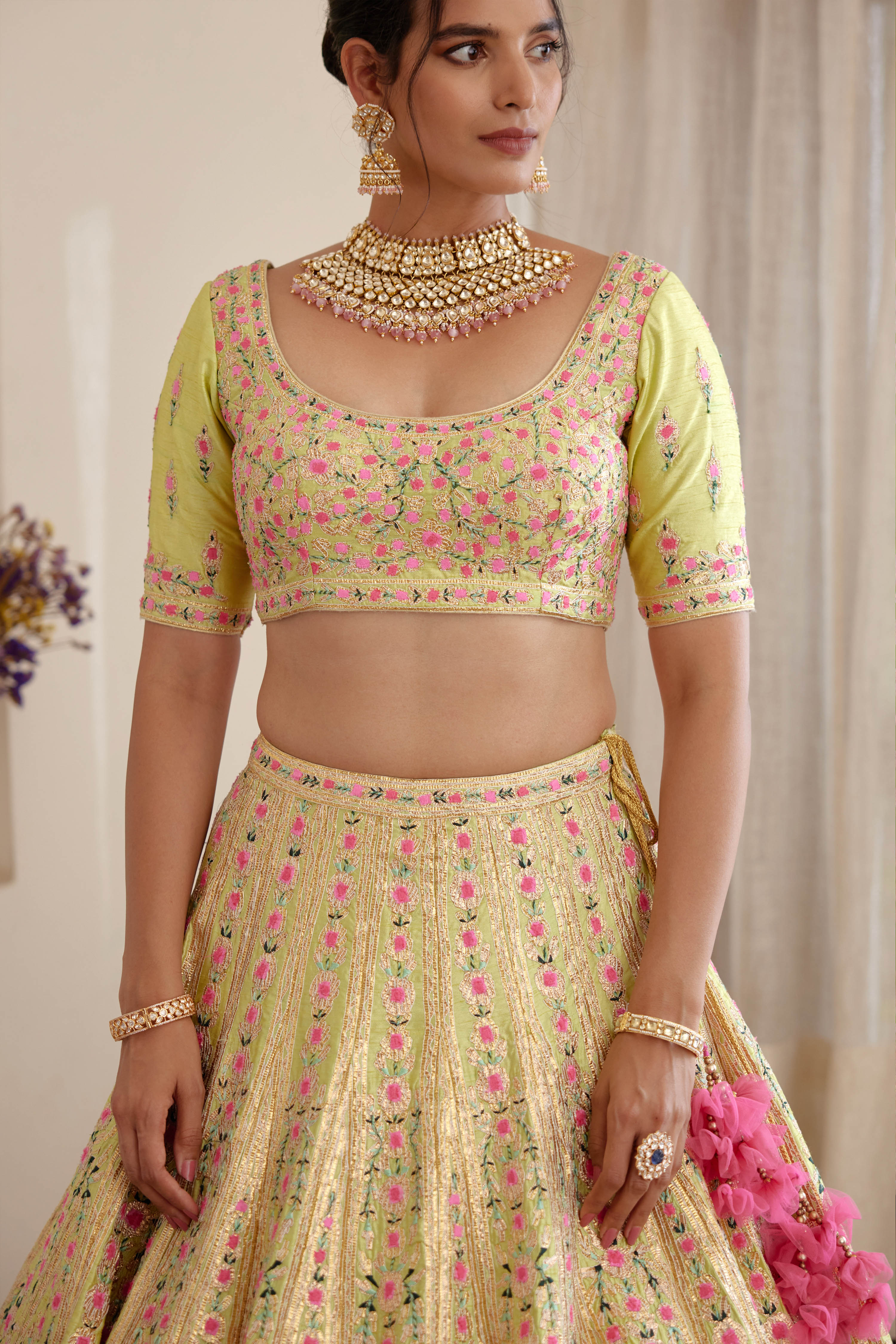 Light Green Lehenga Set