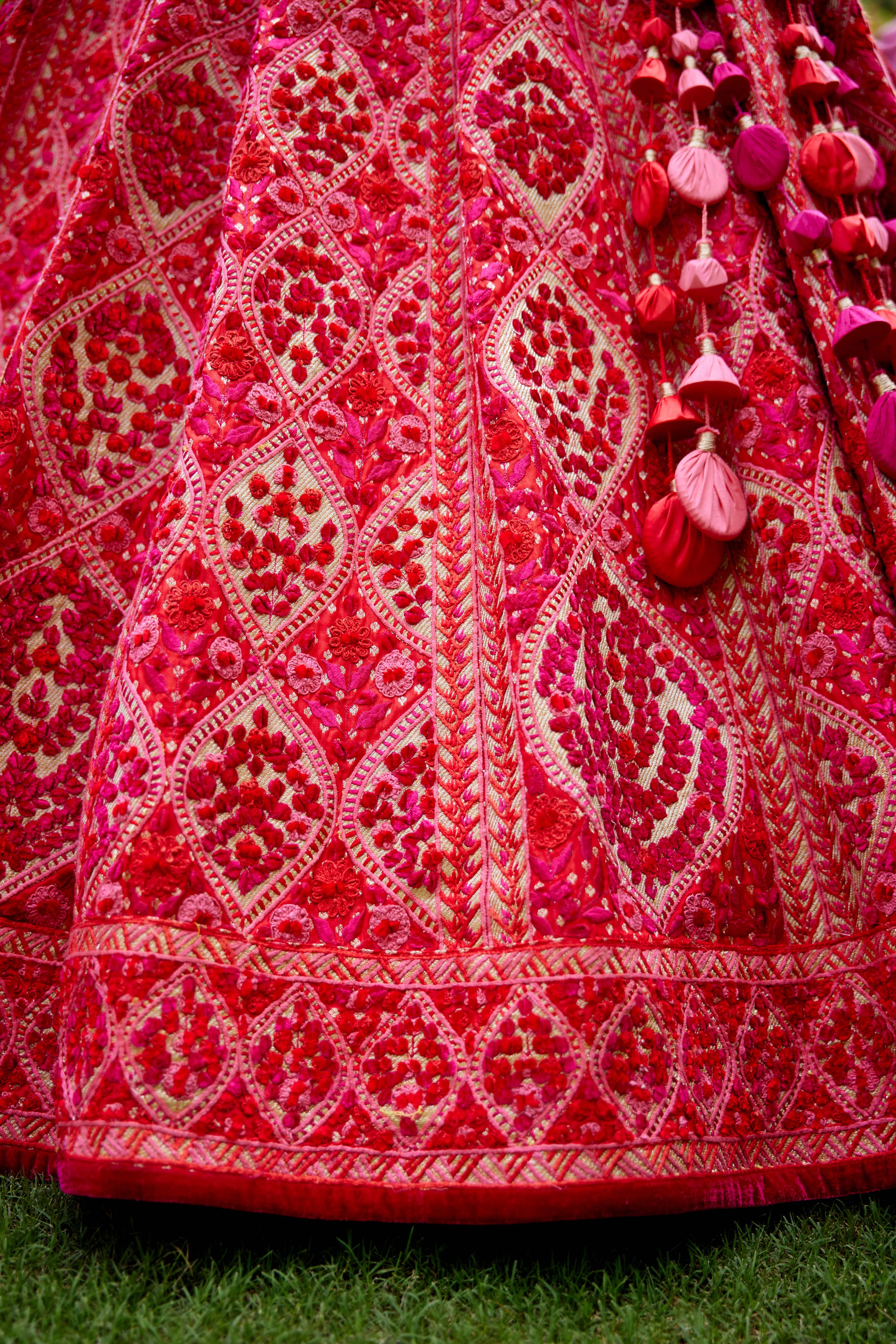 Red-Maroon Lehenga Set