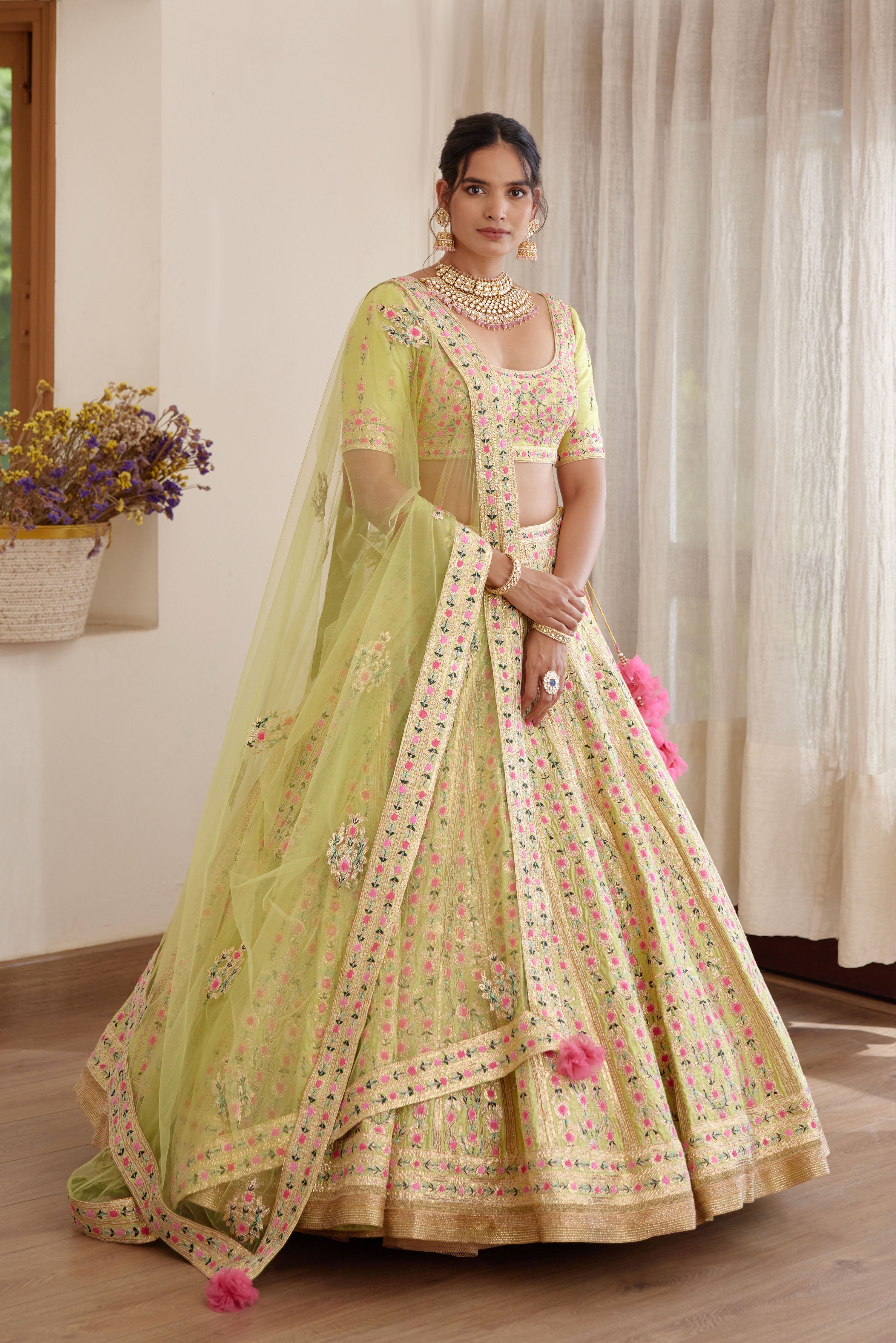 Light Green Lehenga Set