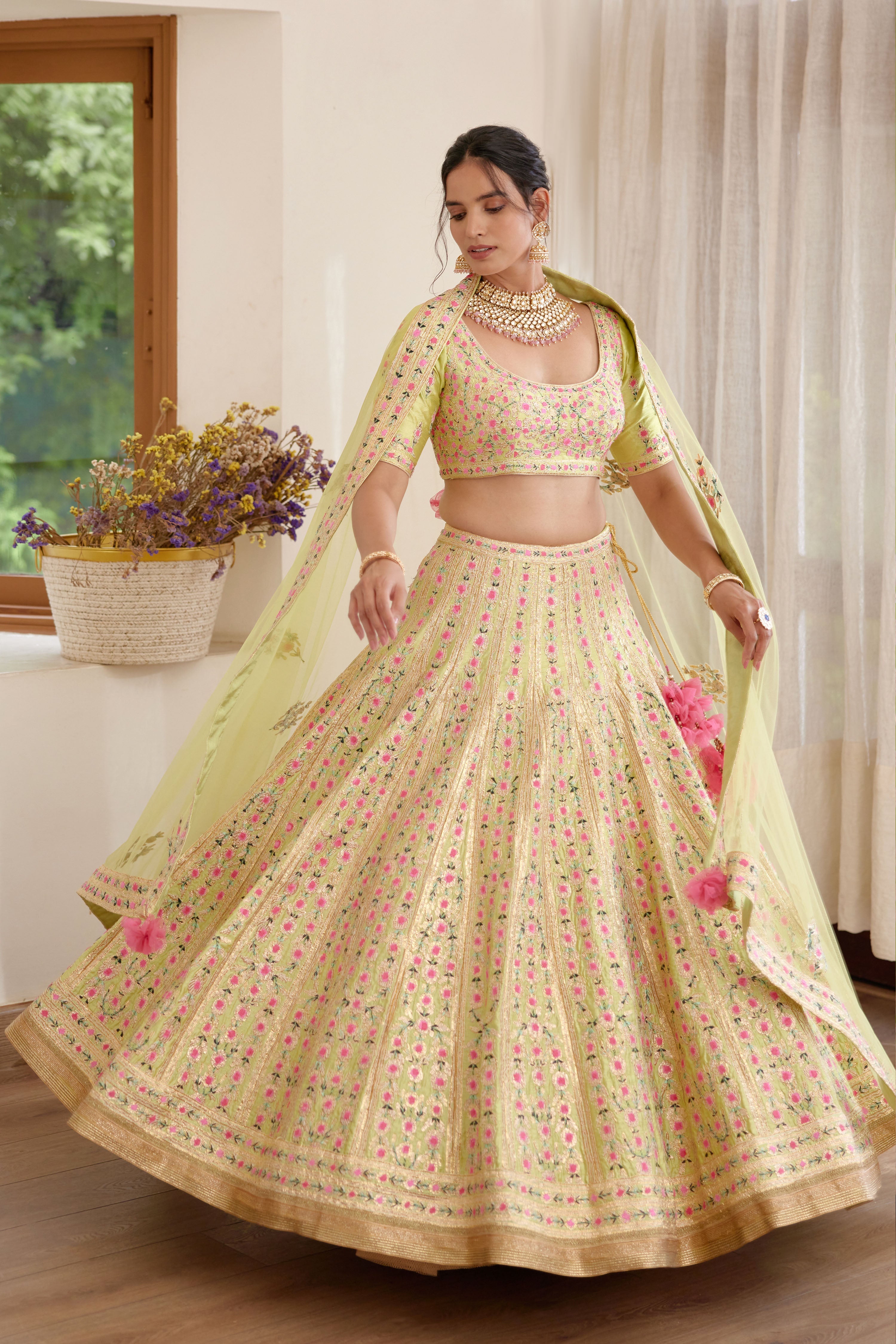 Light Green Lehenga Set