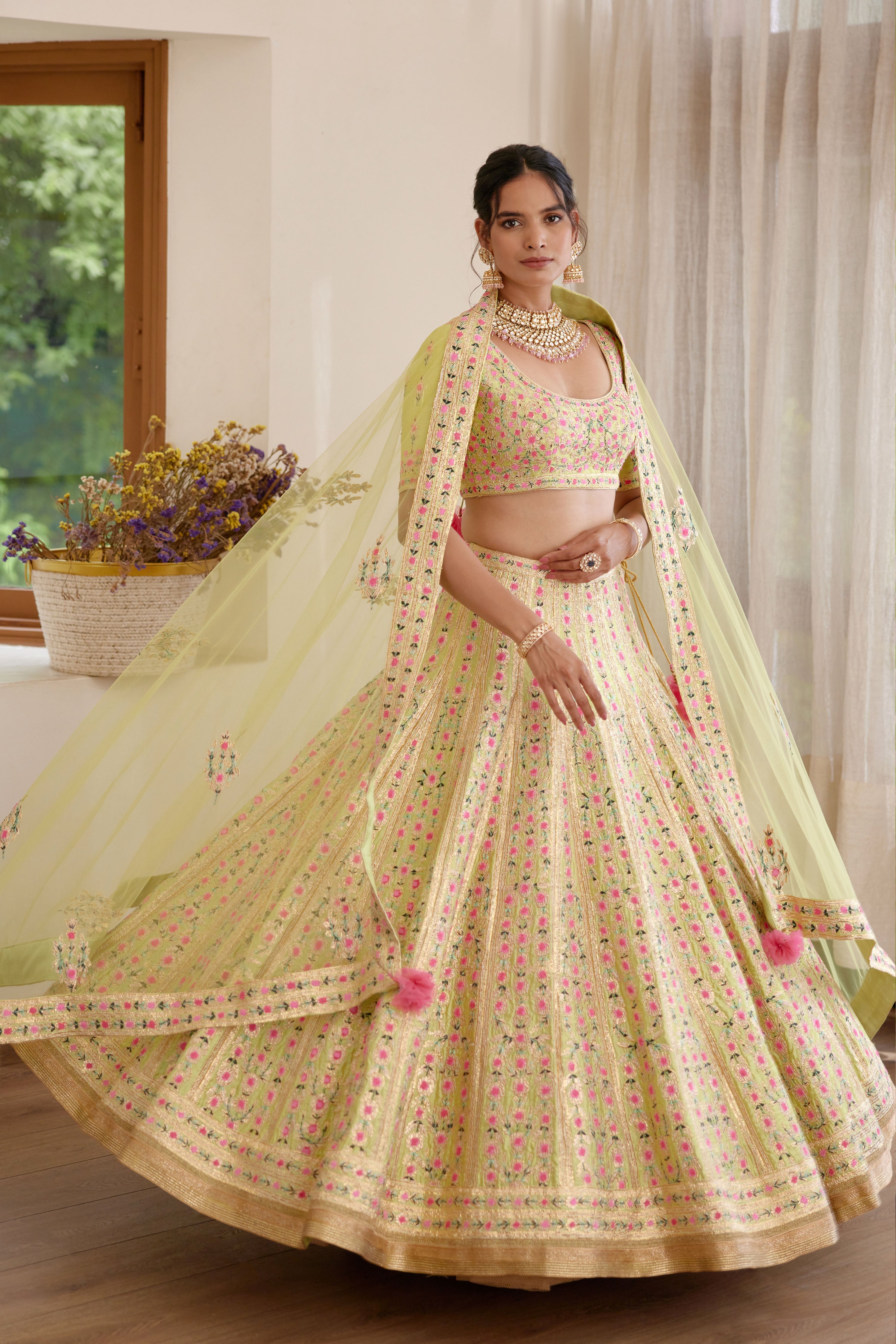 Light Green Lehenga Set