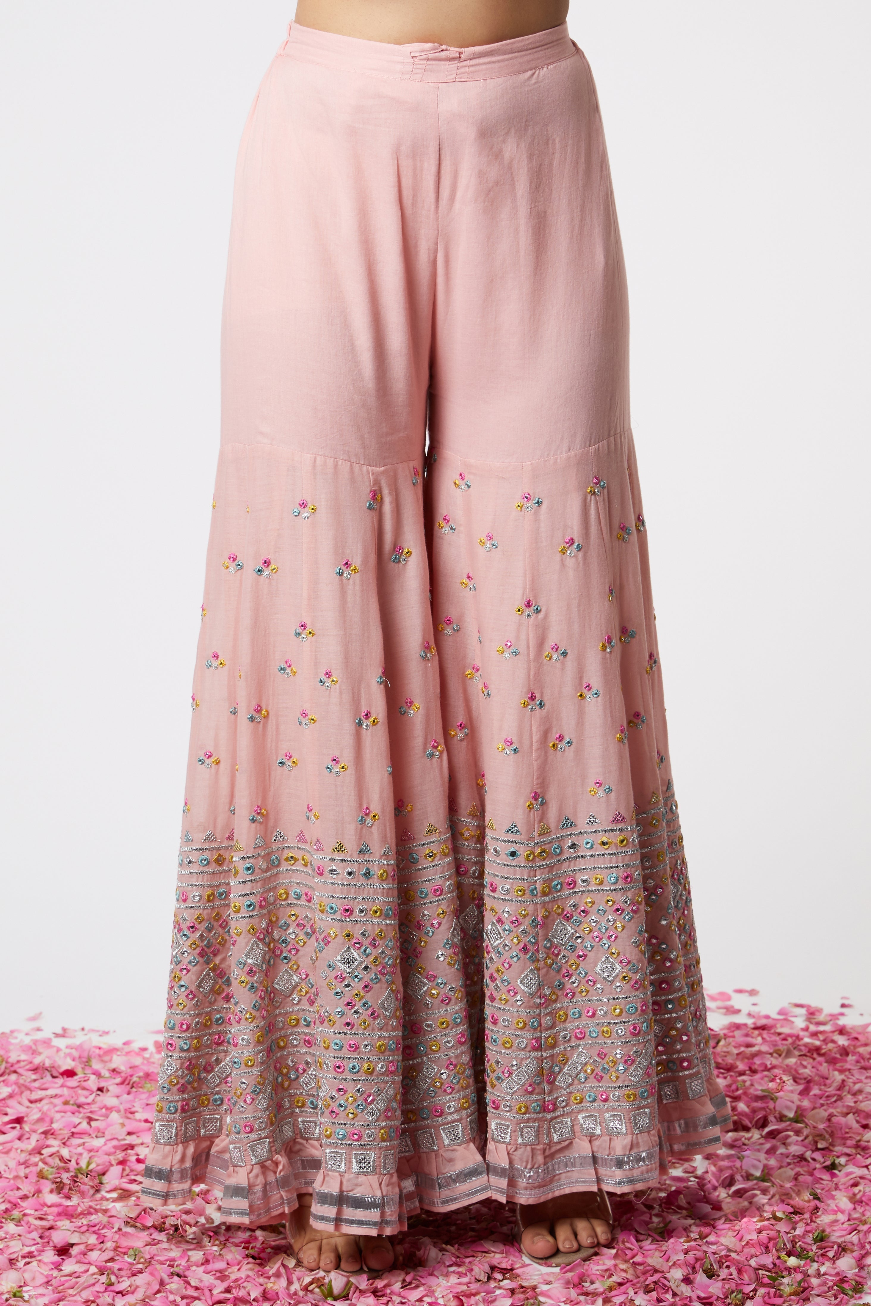 Shiny Doshi in Noor Sleveless Peplum Sharara Set