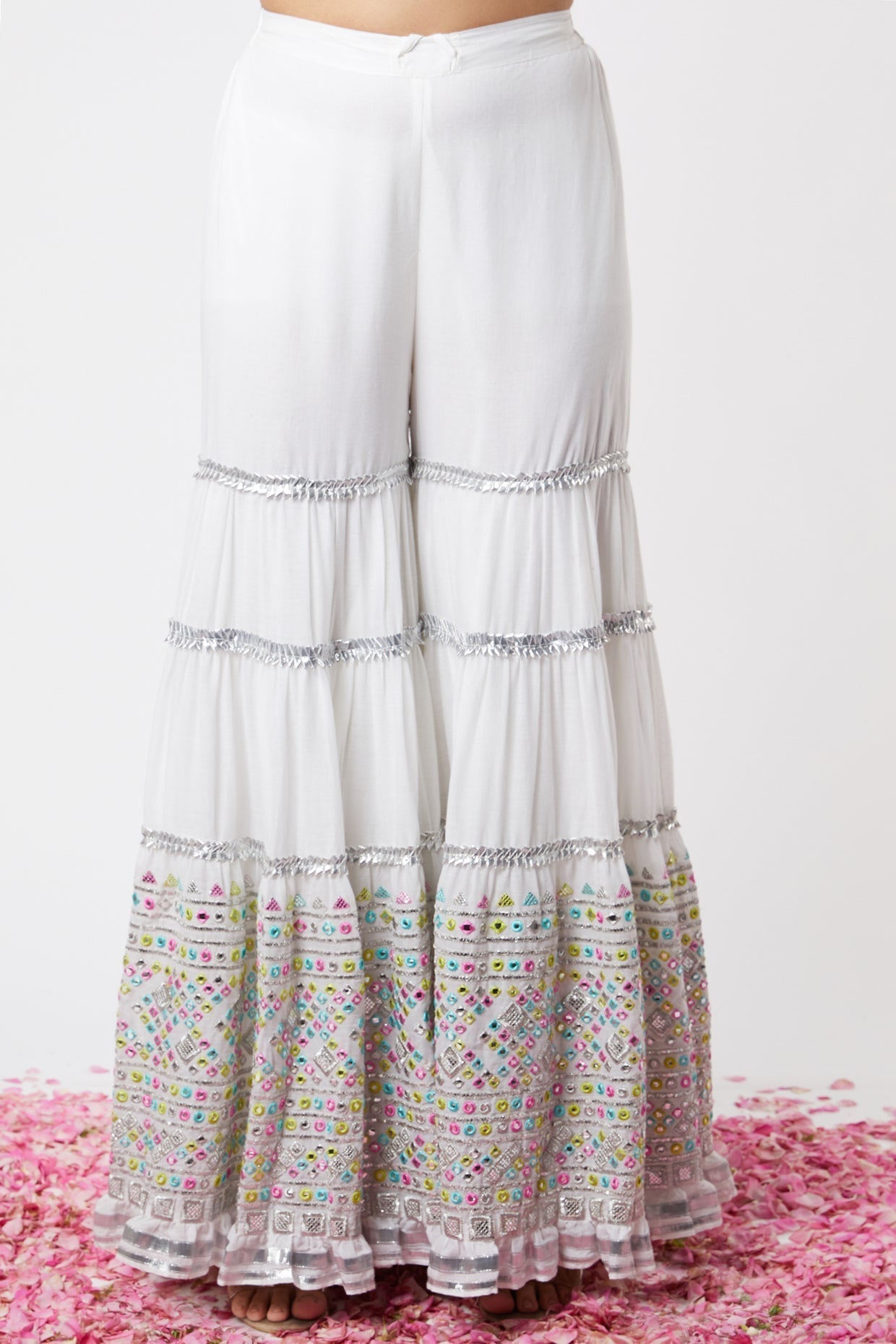 Noor Sleeveless Sharara Set