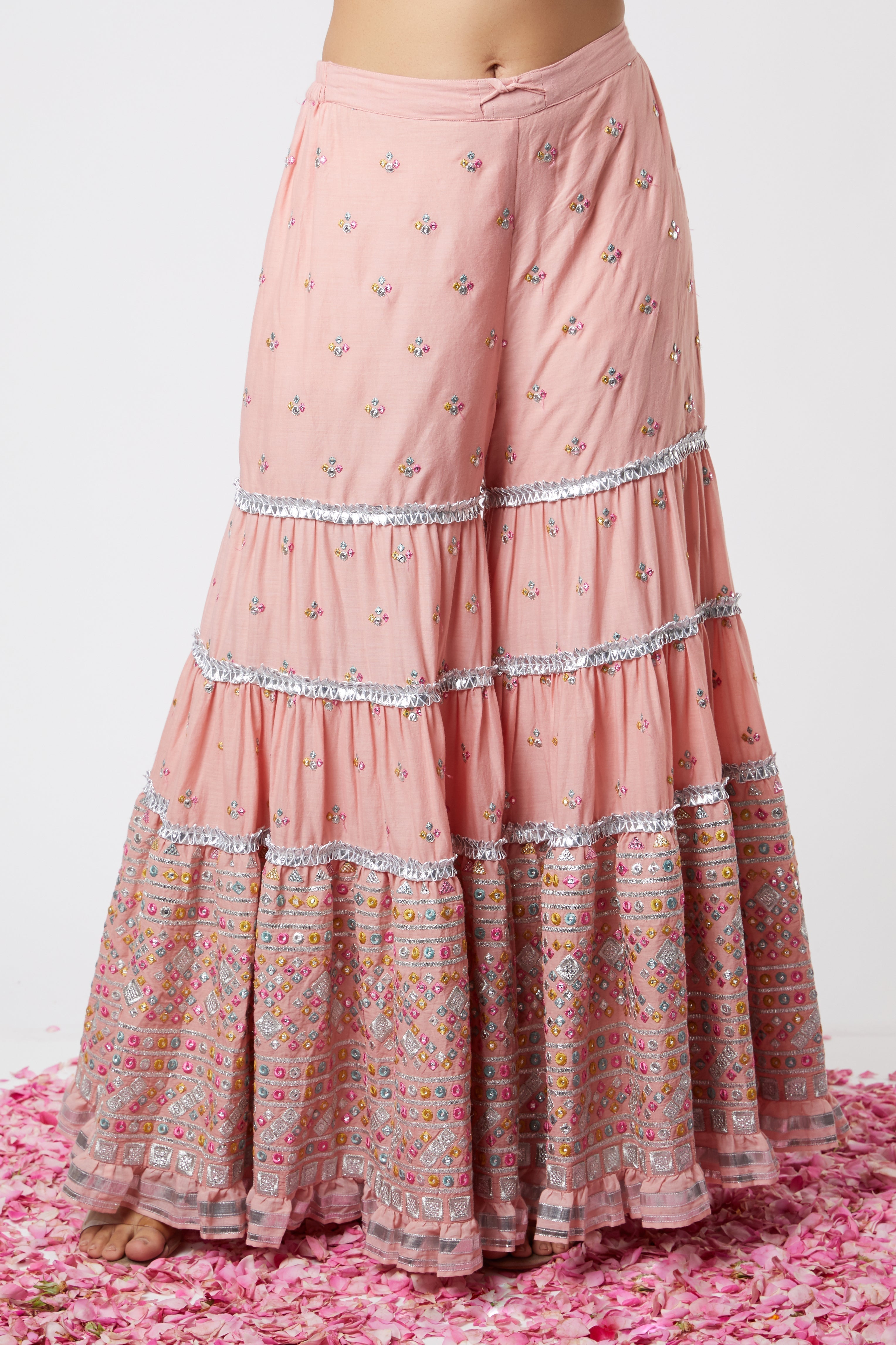 Noor Sleeveless Sharara Set