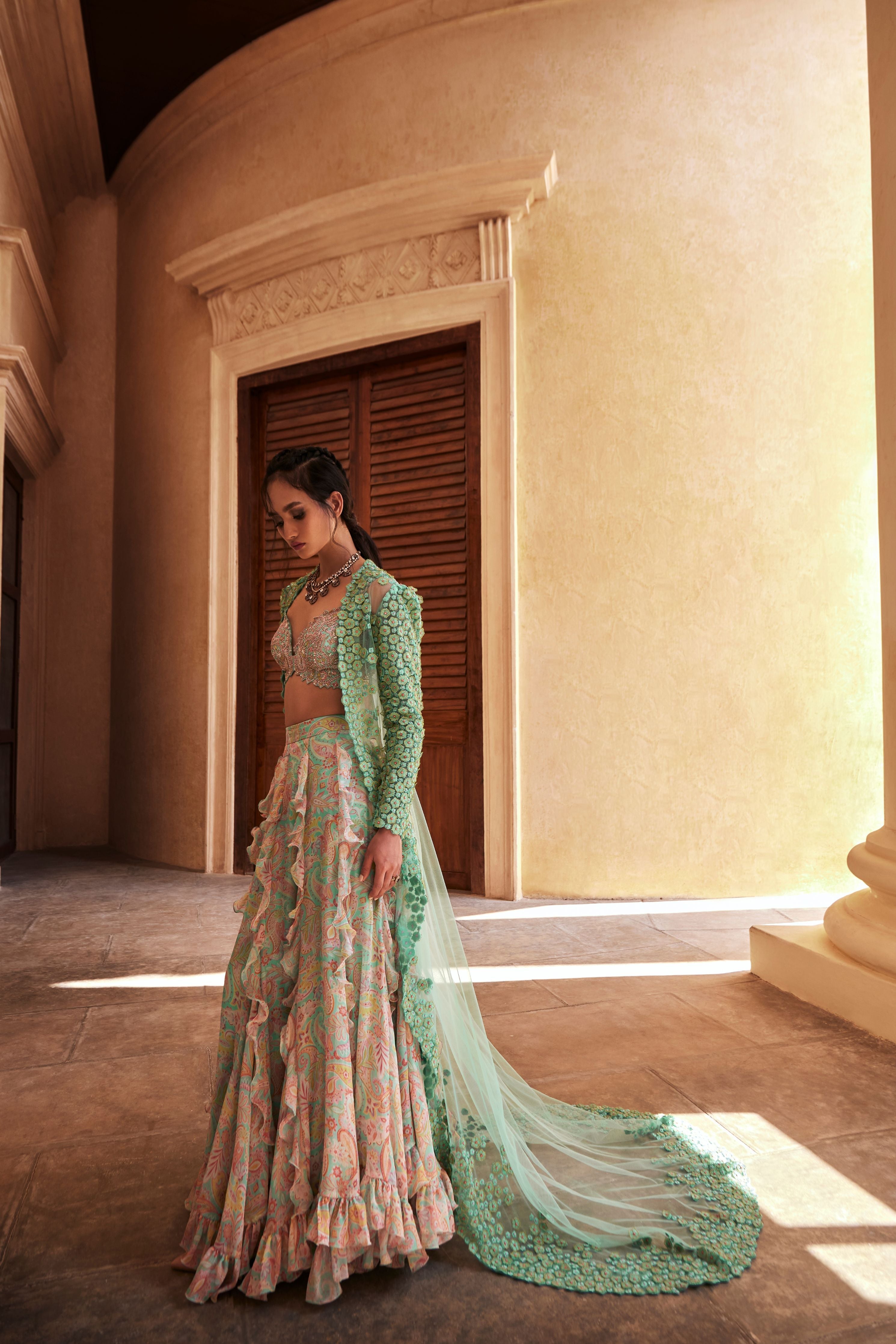 Aina Lehenga Set