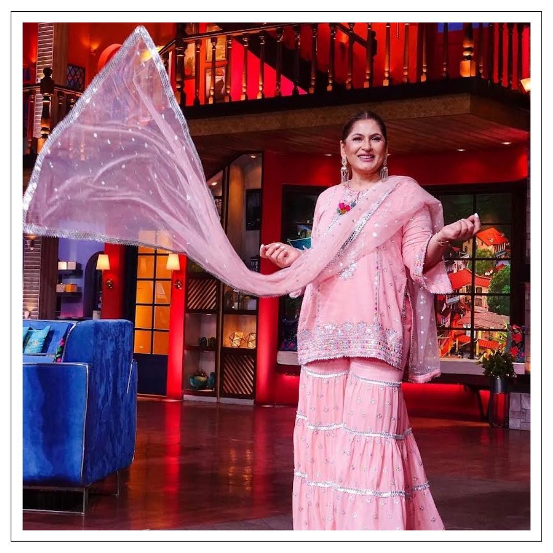 Archana Puran Singh In Noor Sharara Set